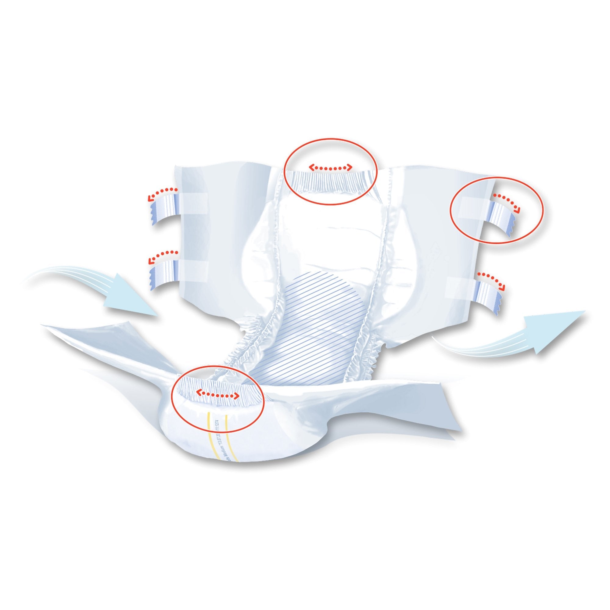 Seni® Super Plus Severe Absorbency Incontinence Brief, Medium (25 Units)