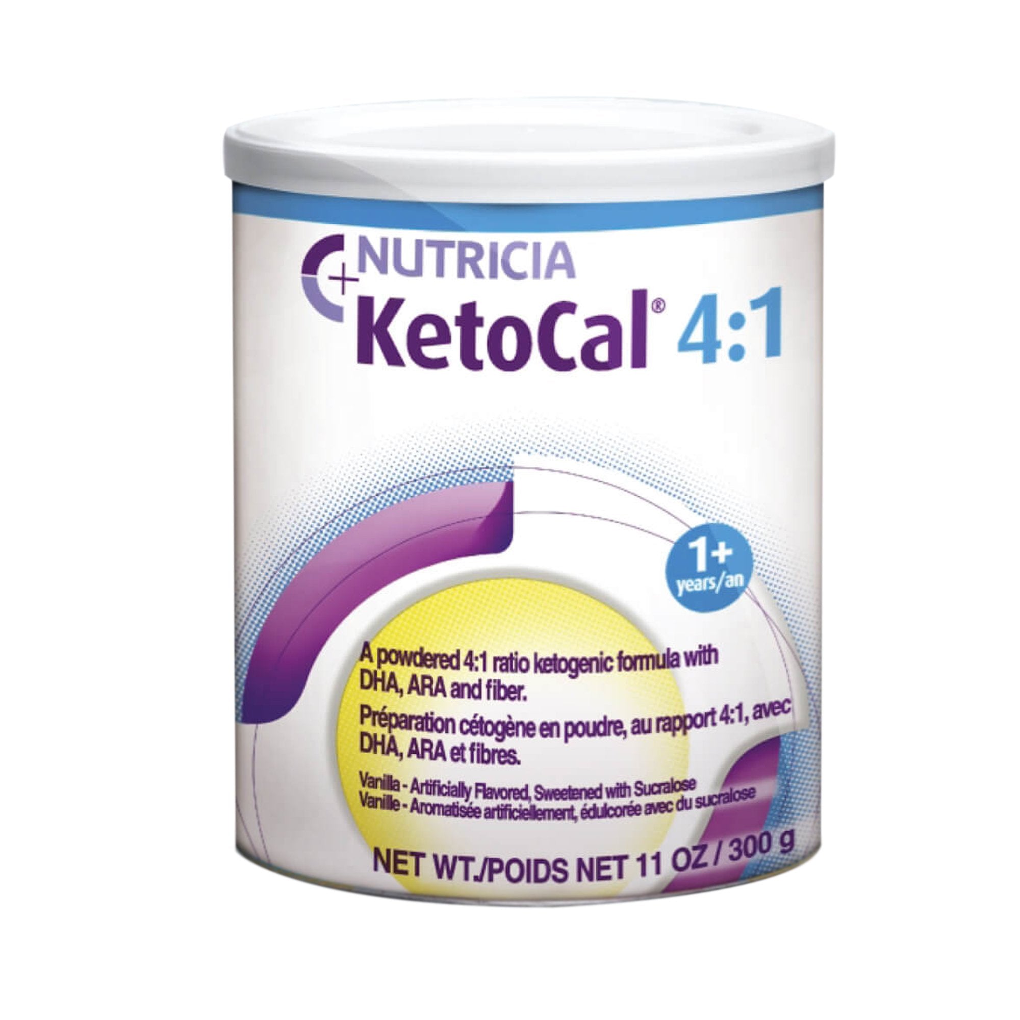 KetoCal® 4:1 Vanilla Fortified Nutritional Shake, 300 Gram Can (1 Unit)