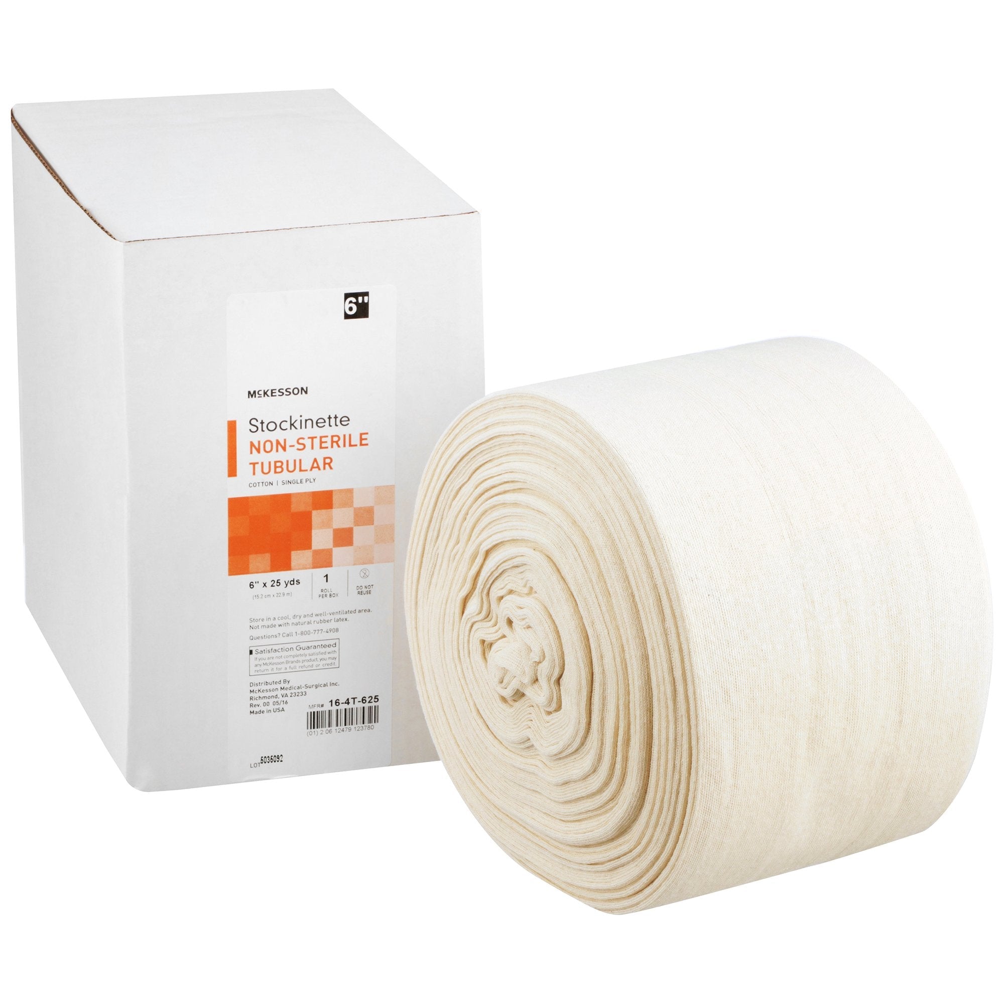 McKesson Beige Cotton Tubular Stockinette, 6 Inch x 25 Yard (1 Unit)