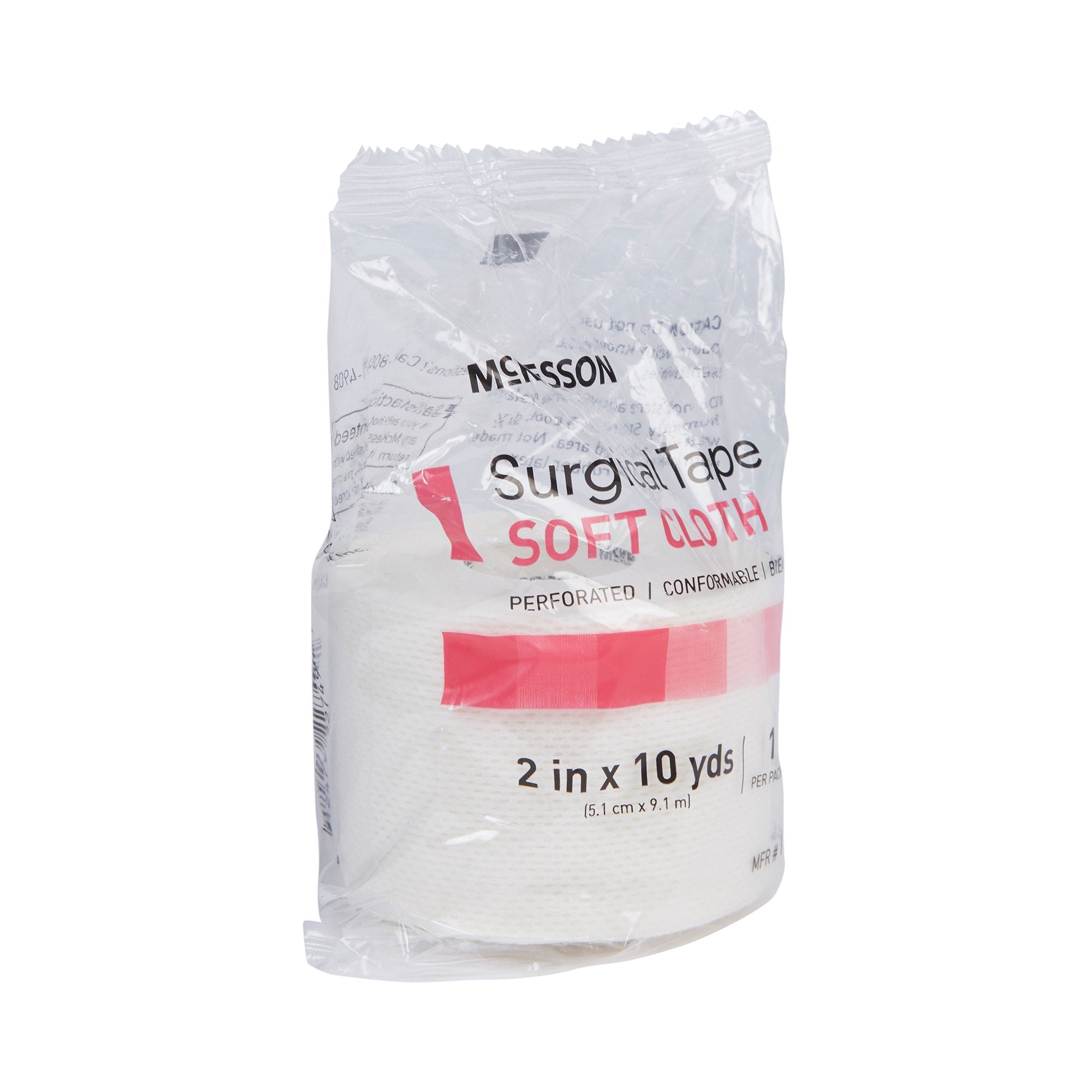McKesson Cloth Medical Tape, 2 Inch x 10 Yard, White (1 Unit)