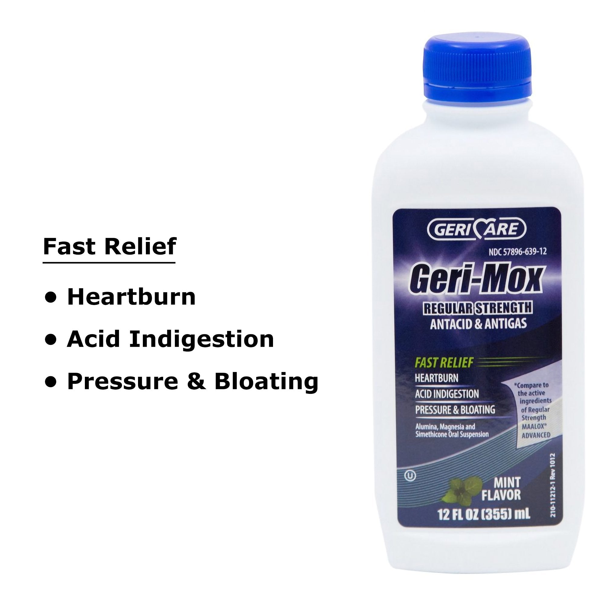 Geri-Care® Geri-Mox Aluminum Hydroxide / Magnesium Hydroxide Antacid (1 Unit)