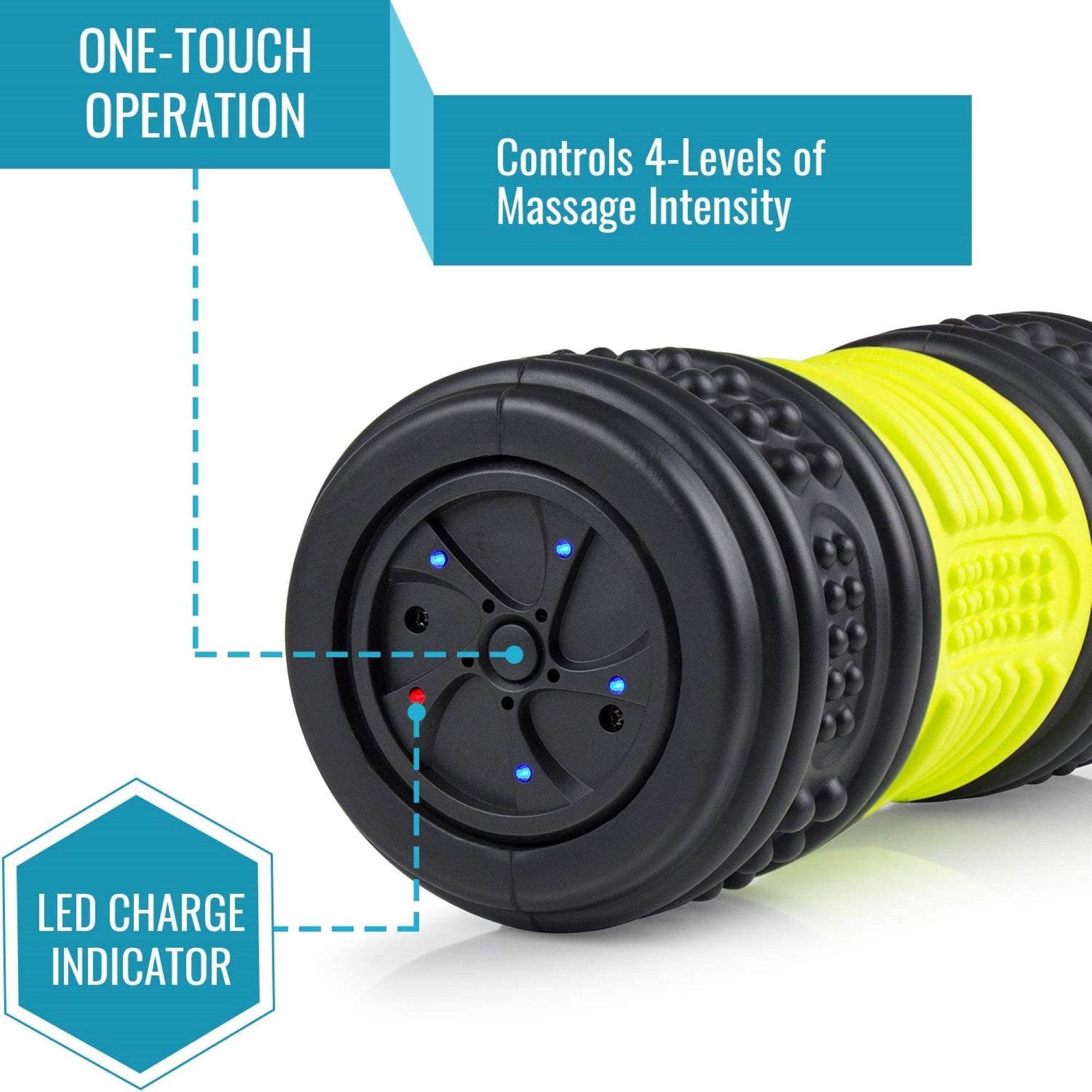H+S Massaging Foam Roller (1 Unit)