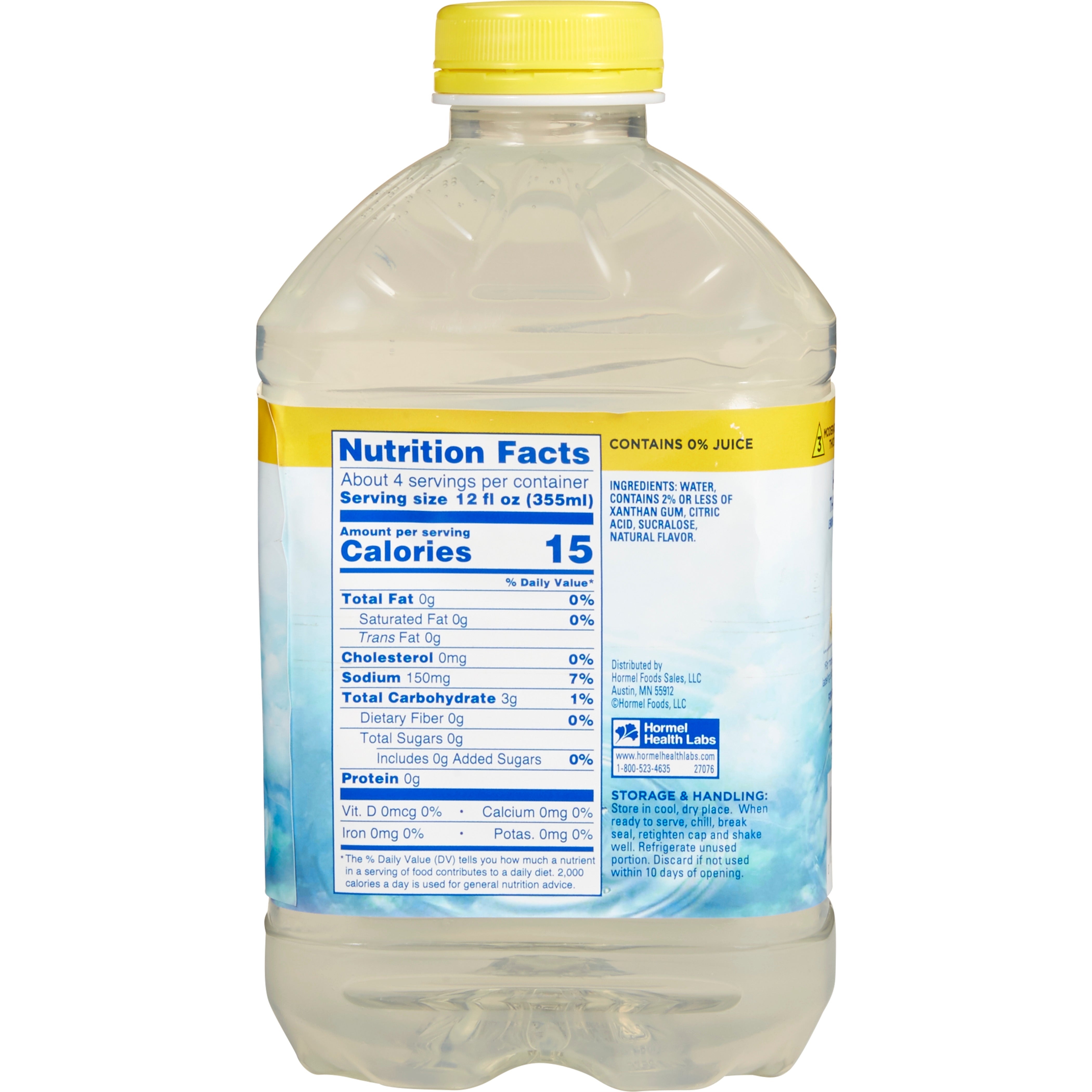 Thick & Easy® Hydrolyte® Lemon Flavored Thickened Water, 46 oz Bottle