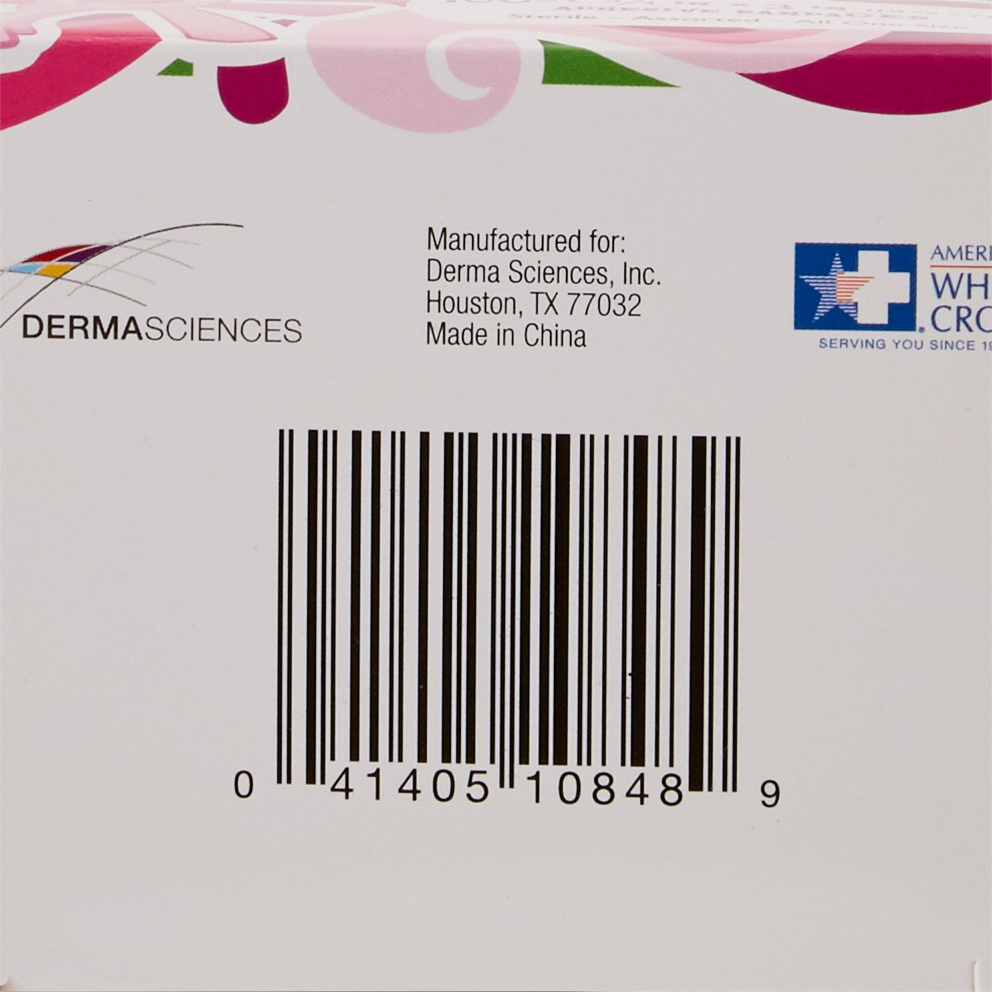 American® White Cross Stat Strip® Kid Design (My Little Pony) Adhesive Strip, 3/4 x 3 Inch (100 Units)