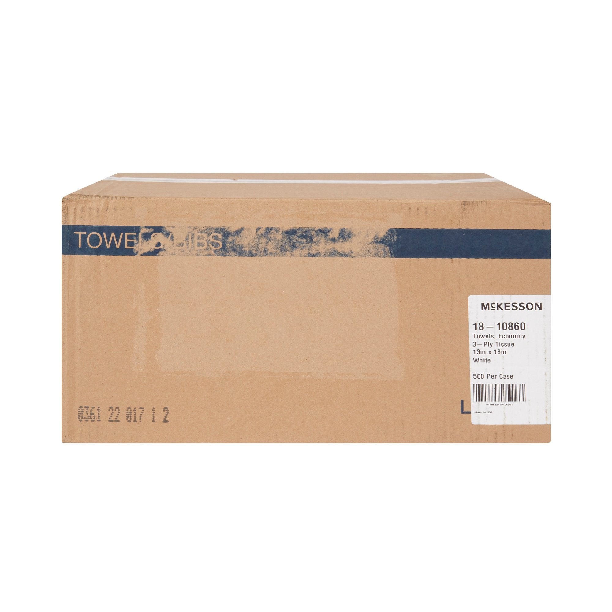 McKesson Nonsterile White Procedure Towels, 13 x 18 Inch (500 Units)