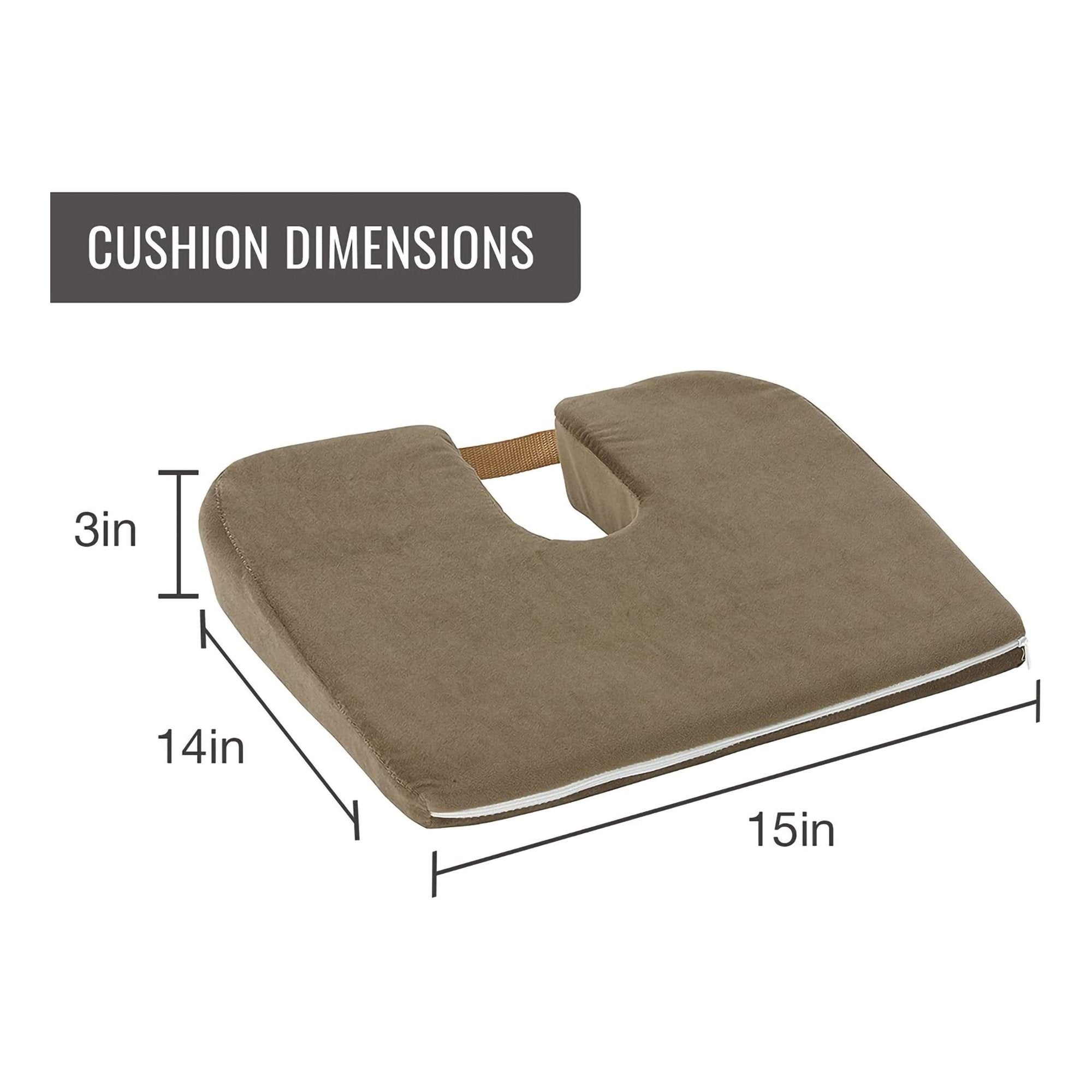 DMI® Foam Coccyx Support Seat Cushion (1 Unit)
