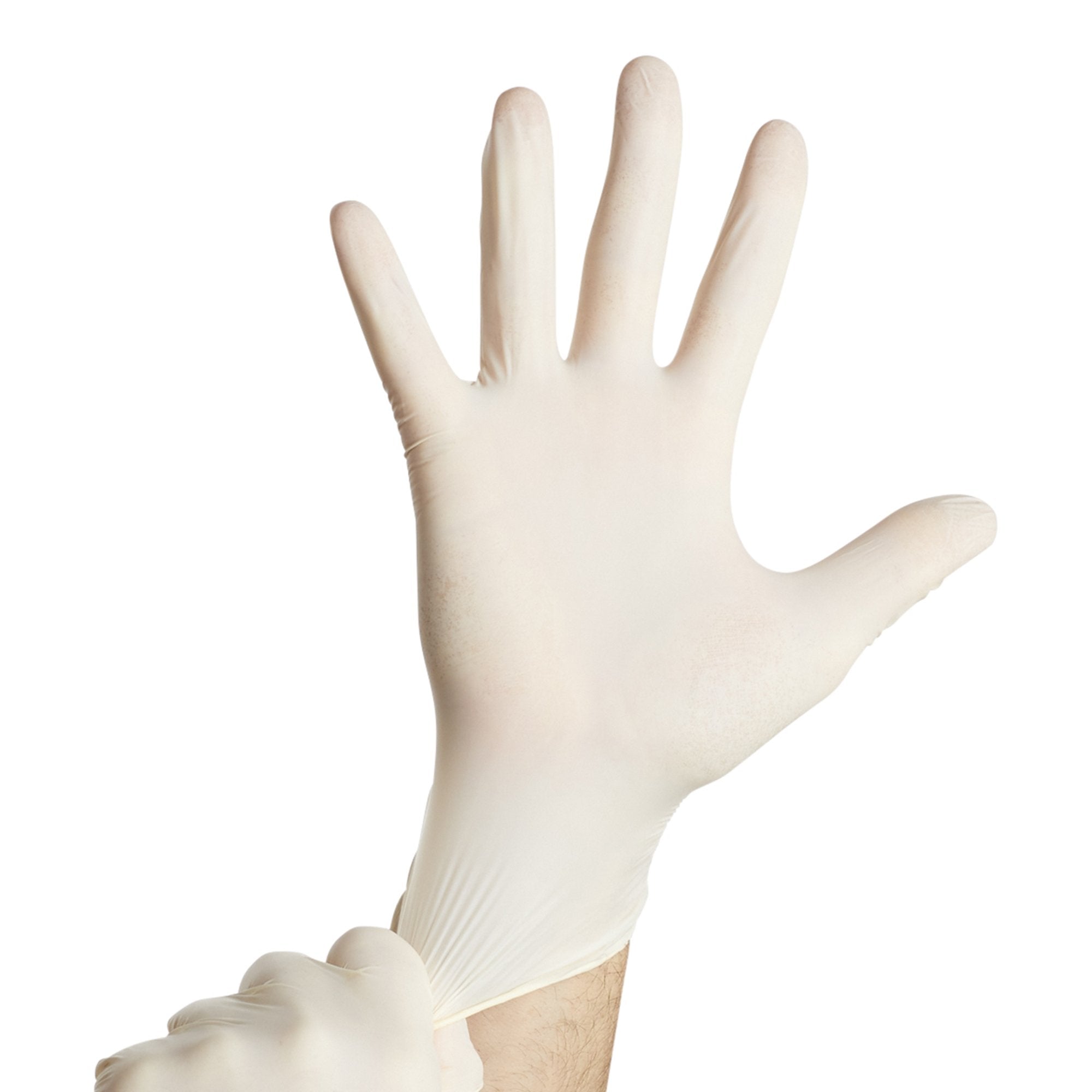 Trilon 2000® PF with MC3® Stretch Vinyl Standard Cuff Length Exam Glove, Small, Ivory (100 Units)