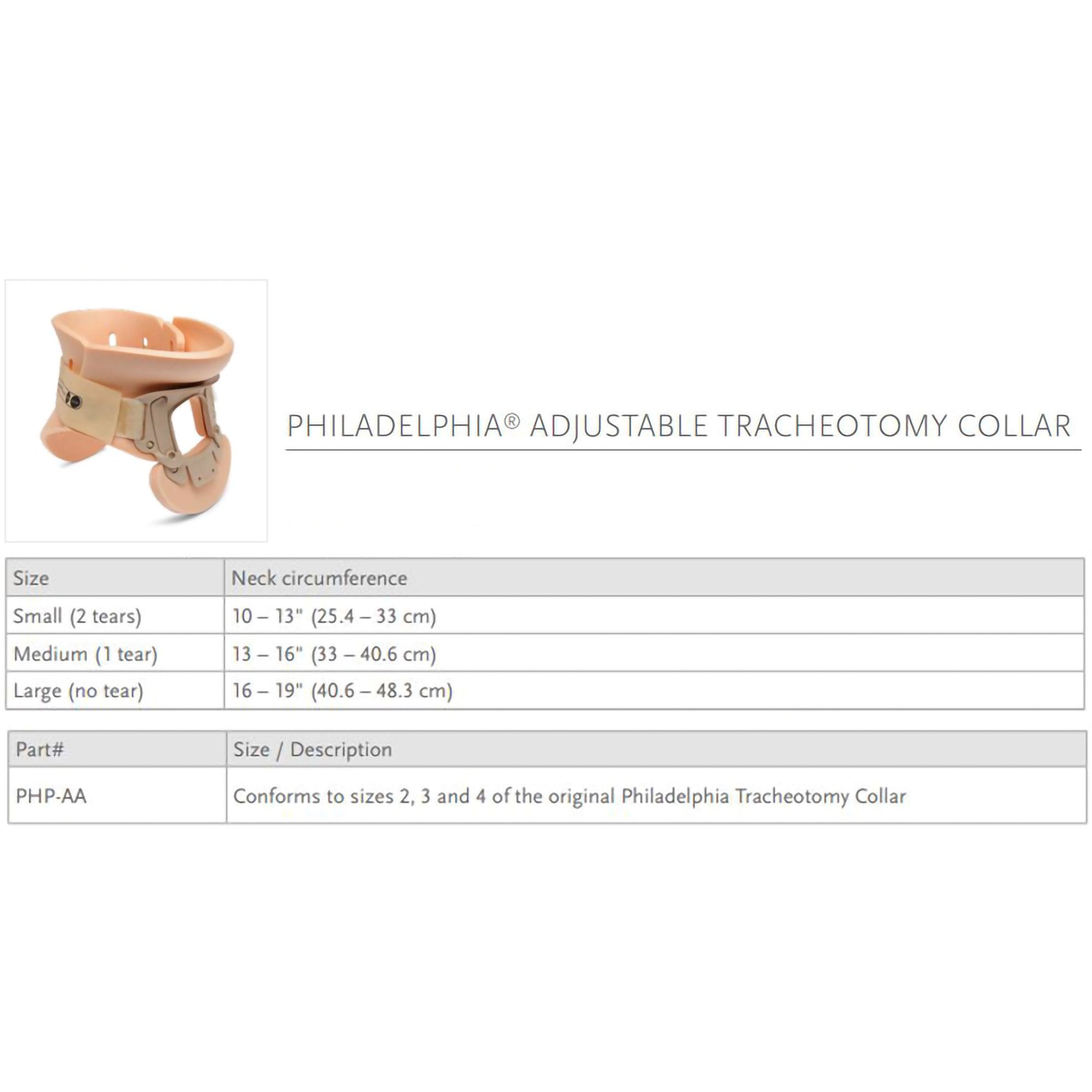 Ossur Philadelphia® Cervical Collar, One Size Fits Most (1 Unit)