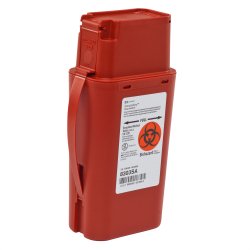 SharpSafety™ Sharps Transport Container, 1 Quart, 8¾ x 2½ x 4½ Inch (20 Units)