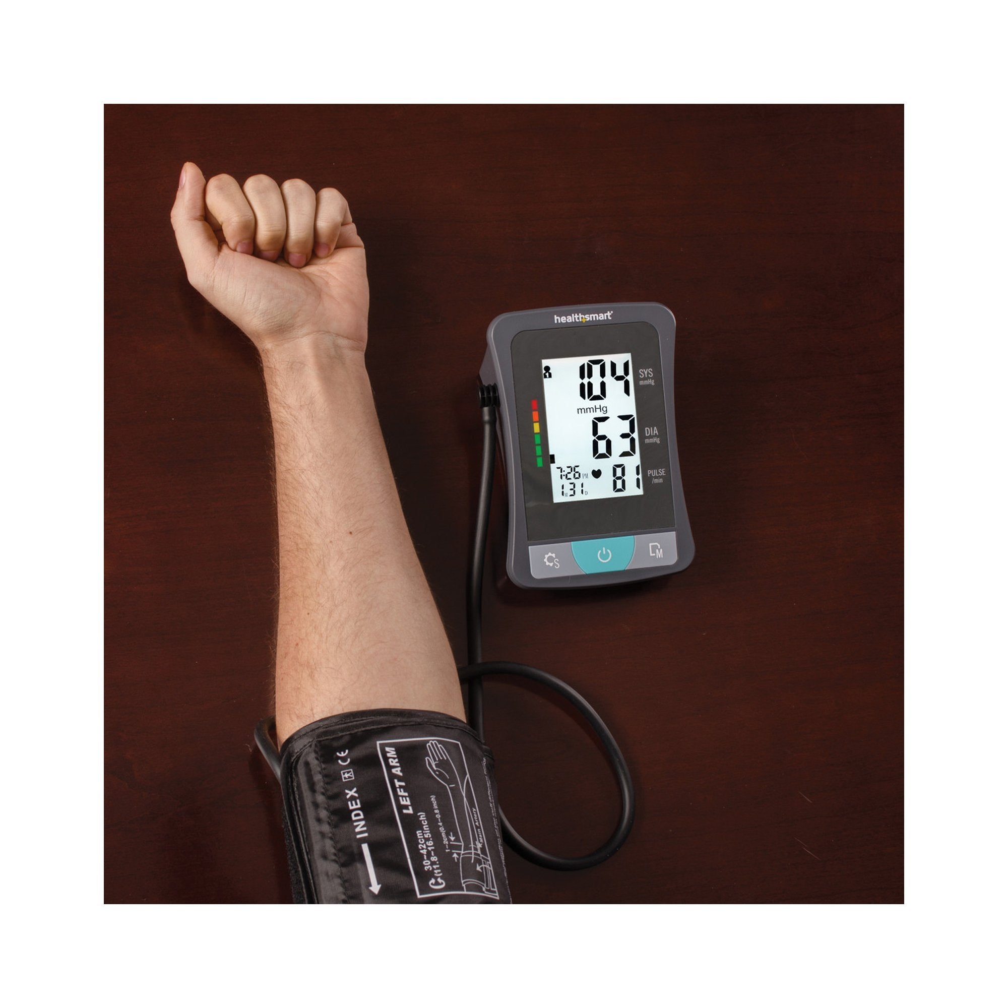 Mabis® Digital Blood Pressure Monitoring Unit, Large, Black (1 Unit)