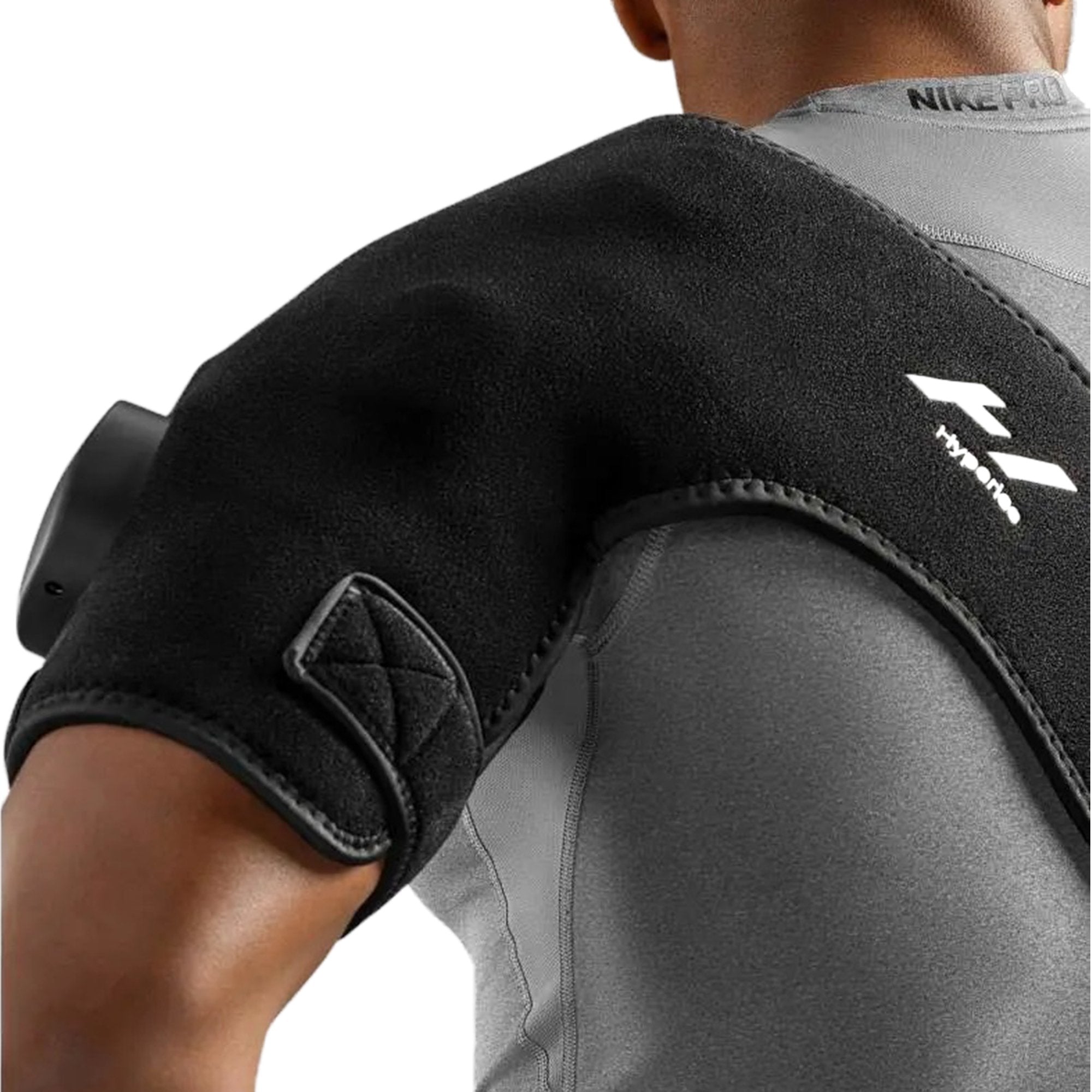Hyperice Venom 2 Shoulder Heat and Massage Therapy Wrap, One Size Fits Most Left Shoulders (1 Unit)