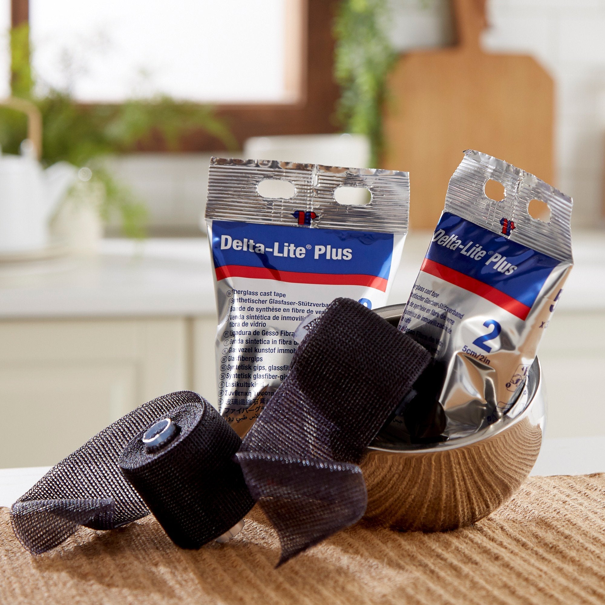 Delta-Lite® Plus Black Cast Tape, 2 Inch x 4 Yard (10 Units)