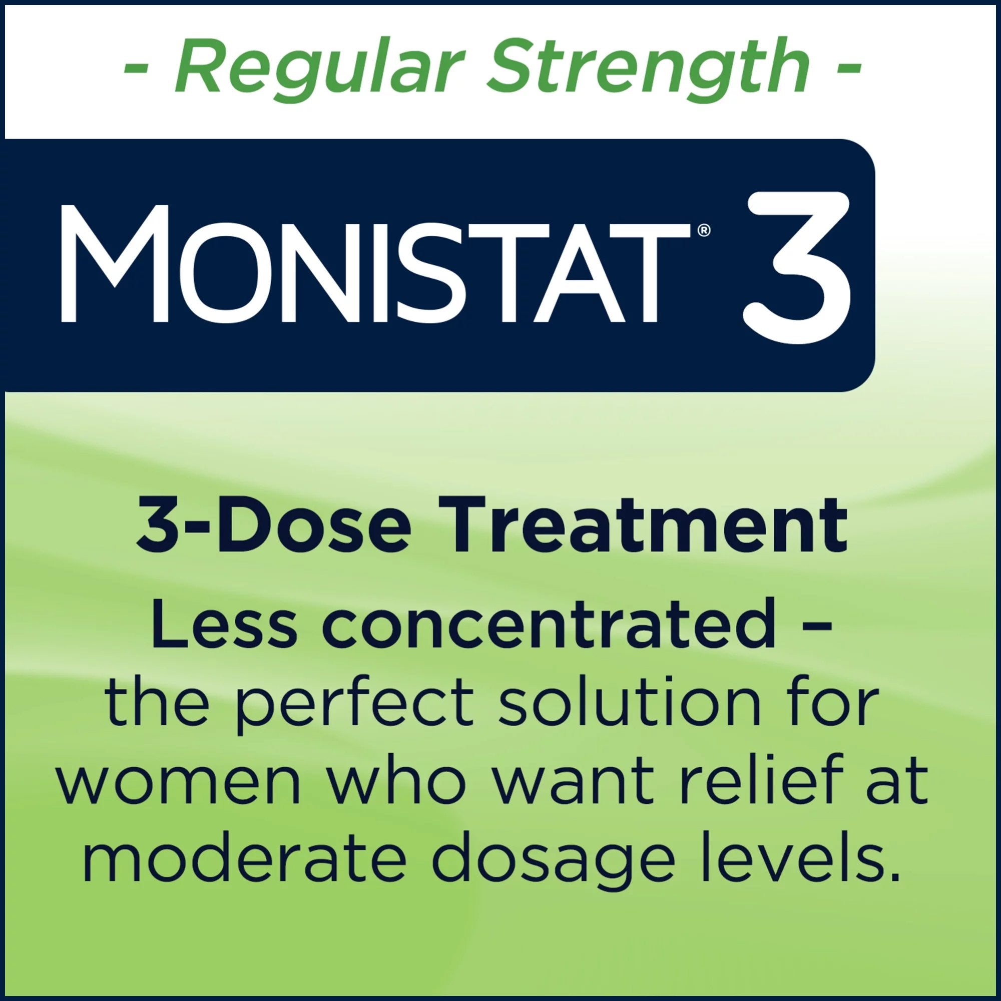 Vaginal Antifungal MONISTAT® 3-Day Treatment Combination Pack Ovule® 200 mg / 2% Strength Ovule® insert 3 Per Box Applicator (3 Units)