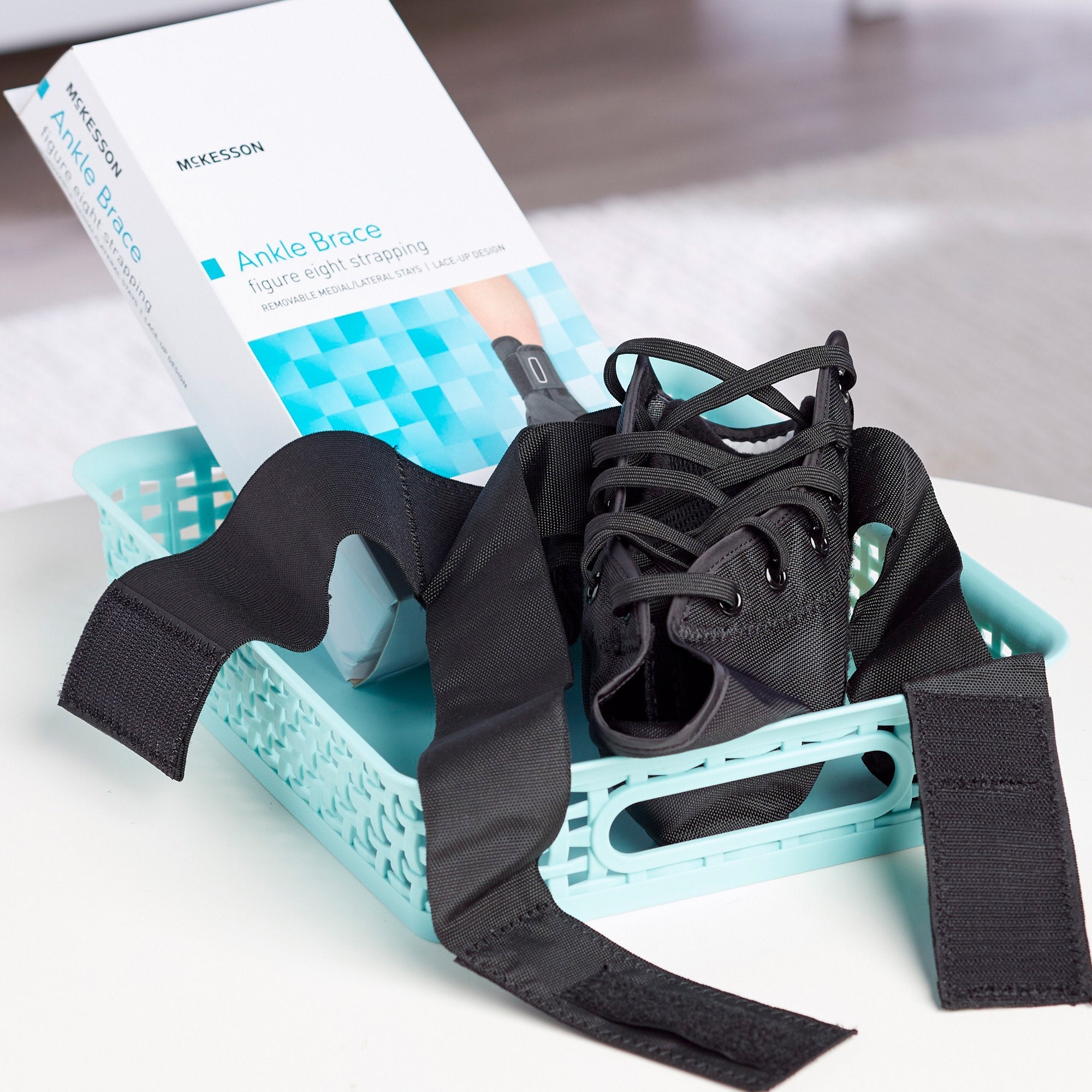 McKesson Low Profile / Open Heel / Open Toe Ankle Brace, Extra Small (1 Unit)