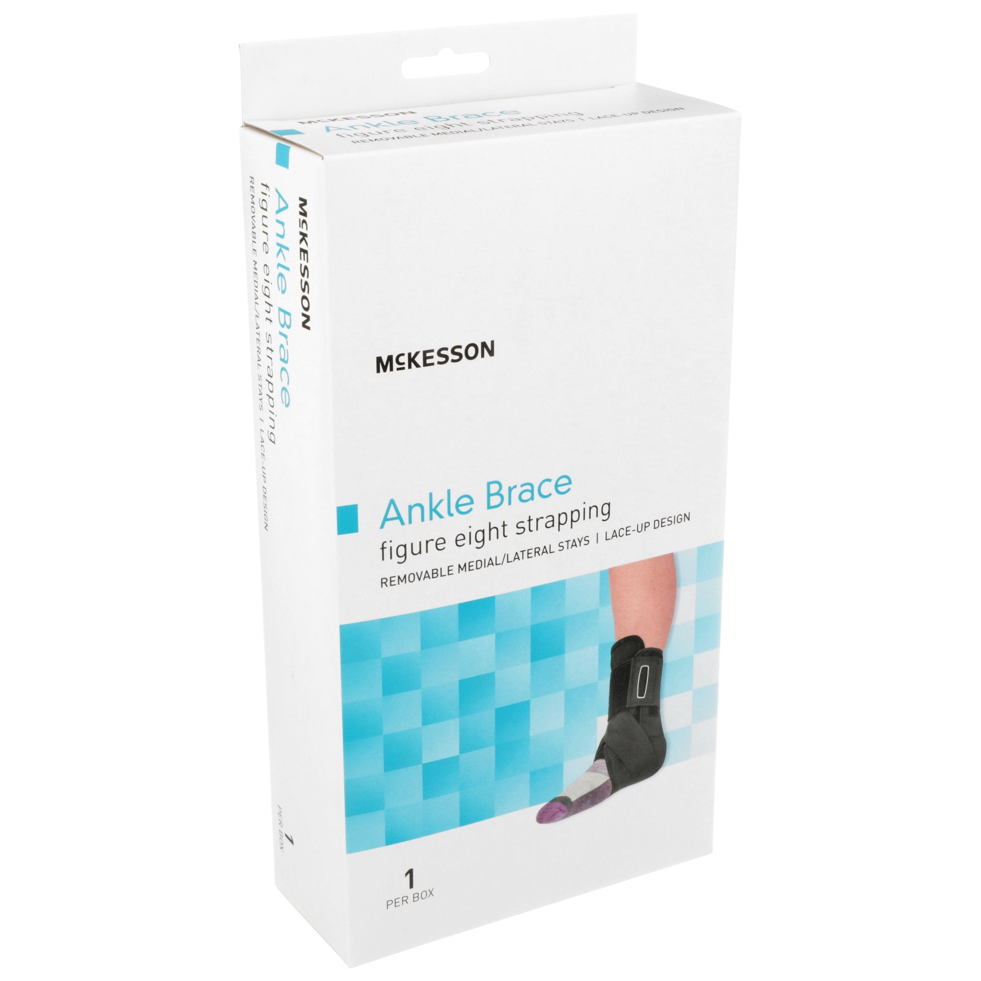 McKesson Low Profile / Open Heel / Open Toe Ankle Brace, Medium (1 Unit)