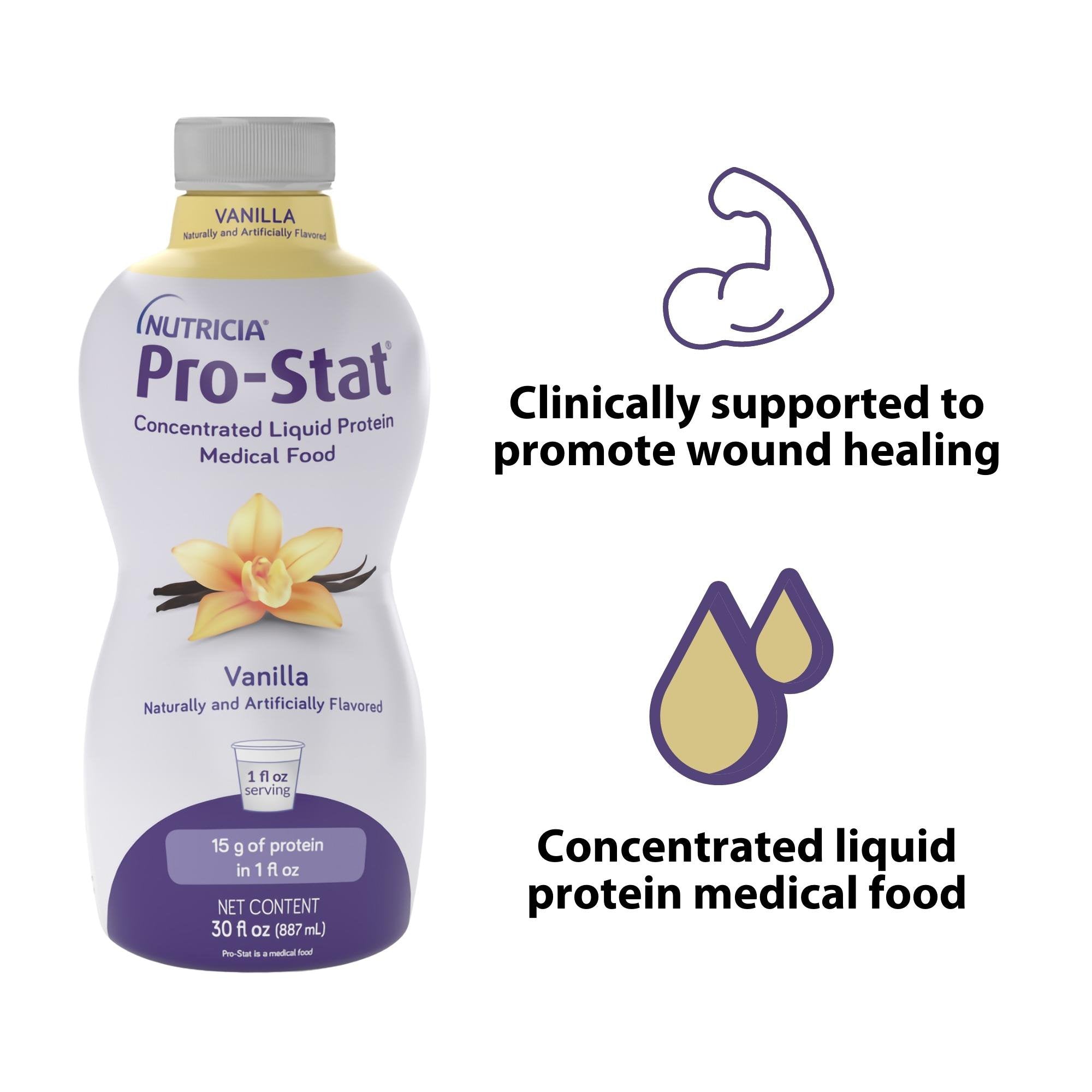 Pro-Stat® Sugar-Free Vanilla Complete Liquid Protein, 30-ounce bottle (1 Unit)