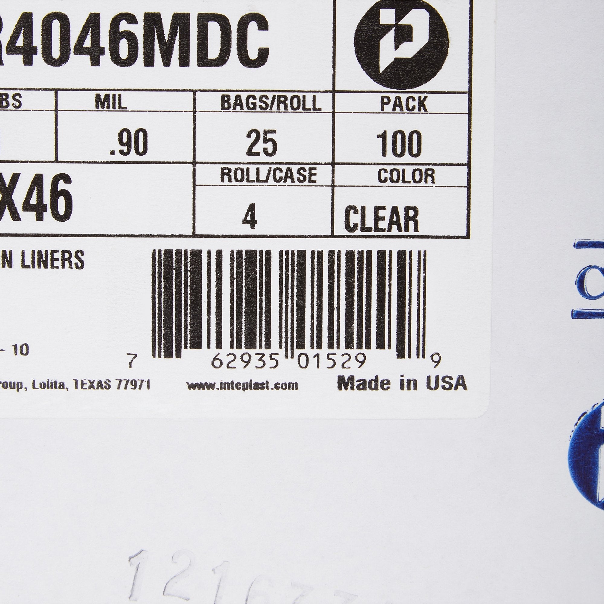 McKesson Extra Heavy Plus Duty Trash Bag, Clear, 45 gal. (100 Units)