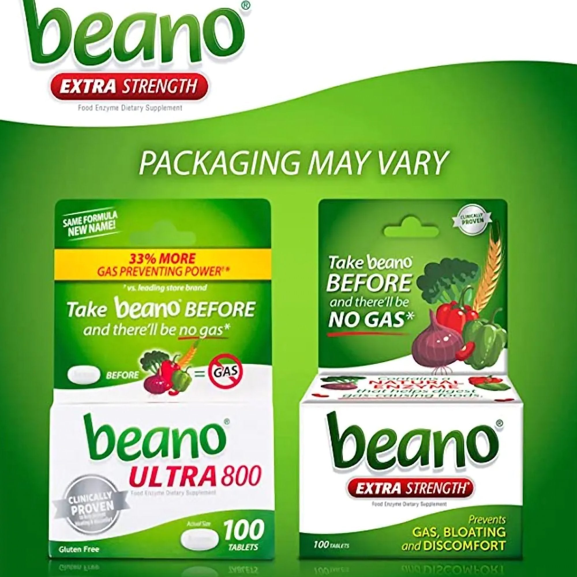 Beano® Extra Strength Food Enzyme Tablets (1 Unit)