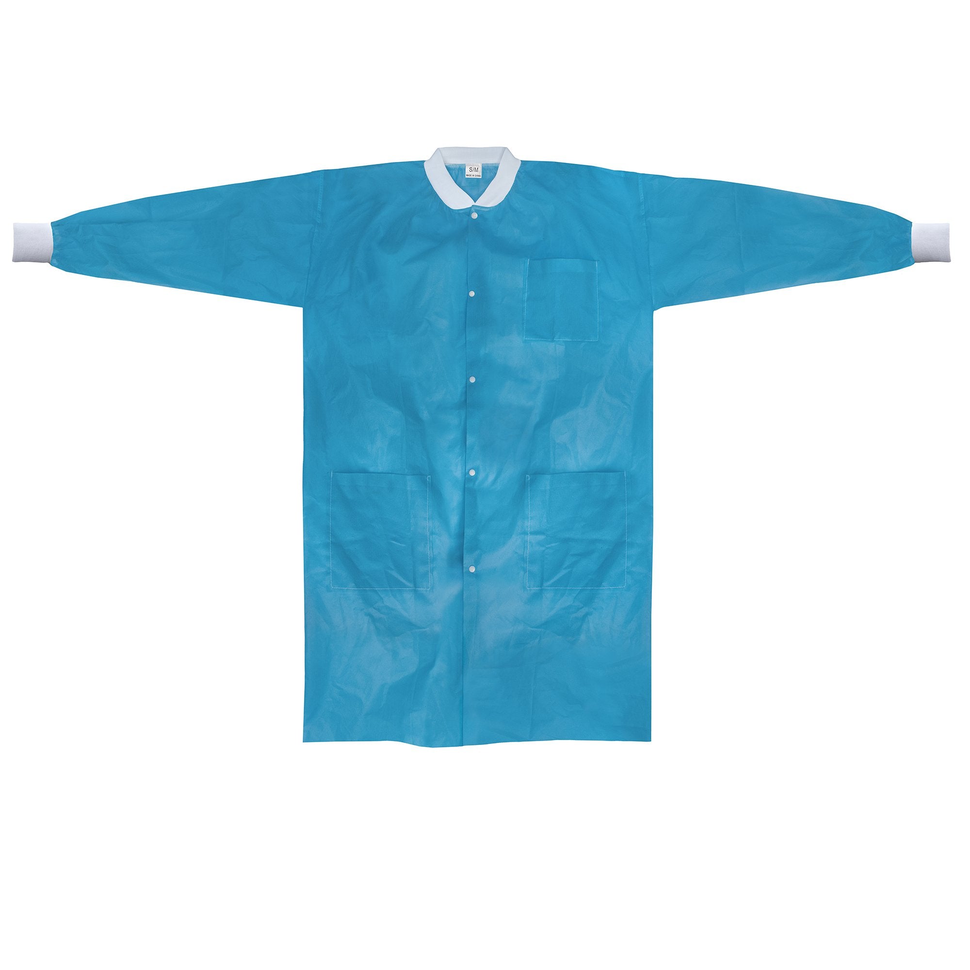 McKesson Lab Coat, Small / Medium, Blue (10 Units)