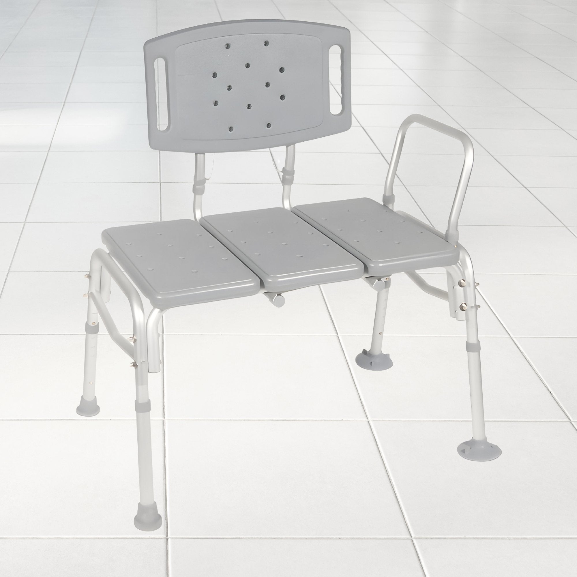 McKesson Knocked Down Bariatric Bath Transfer Bench, 18-1/4 to 23-1/4 Inch (1 Unit)