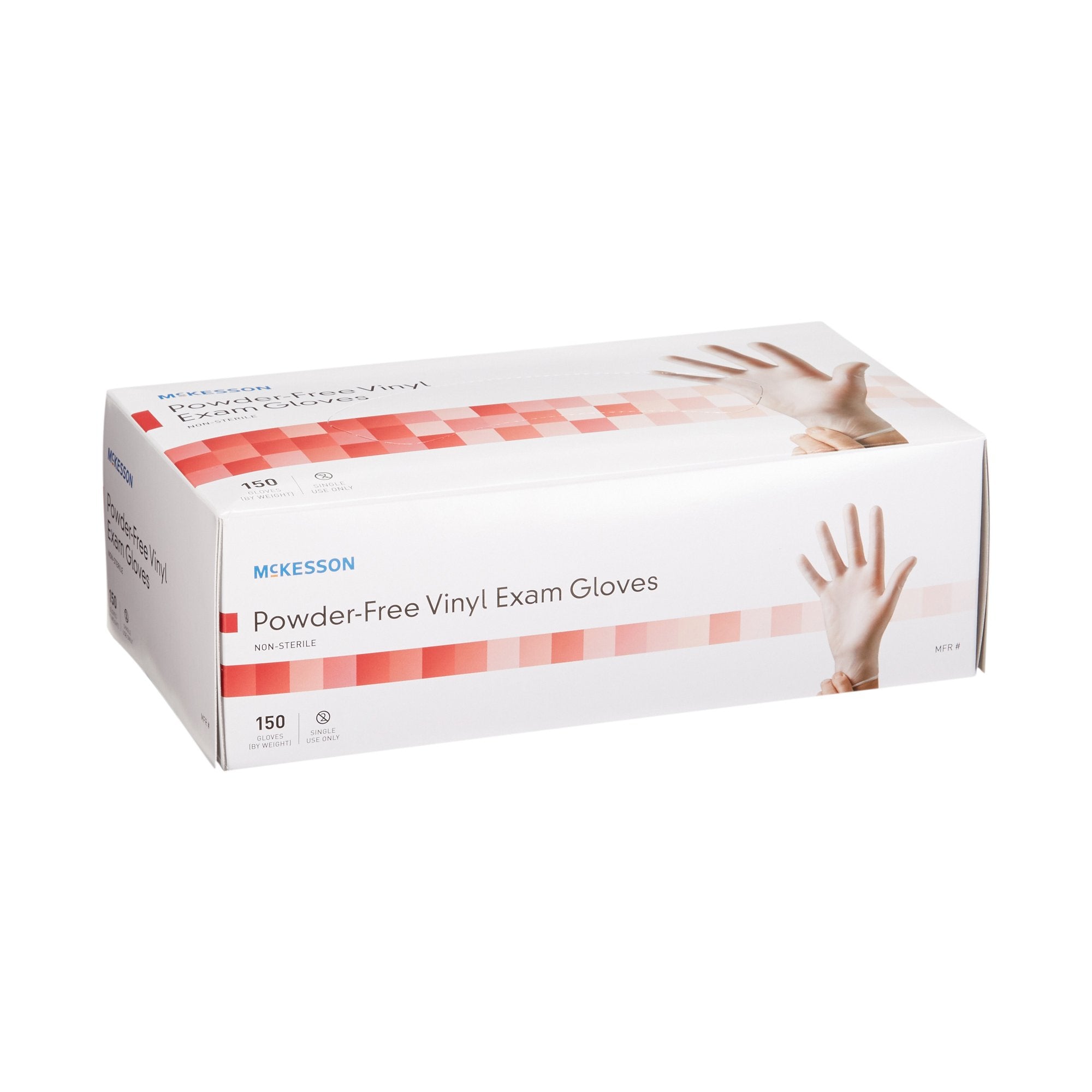 McKesson Vinyl Exam Glove, Extra Small, Clear (150 Units)