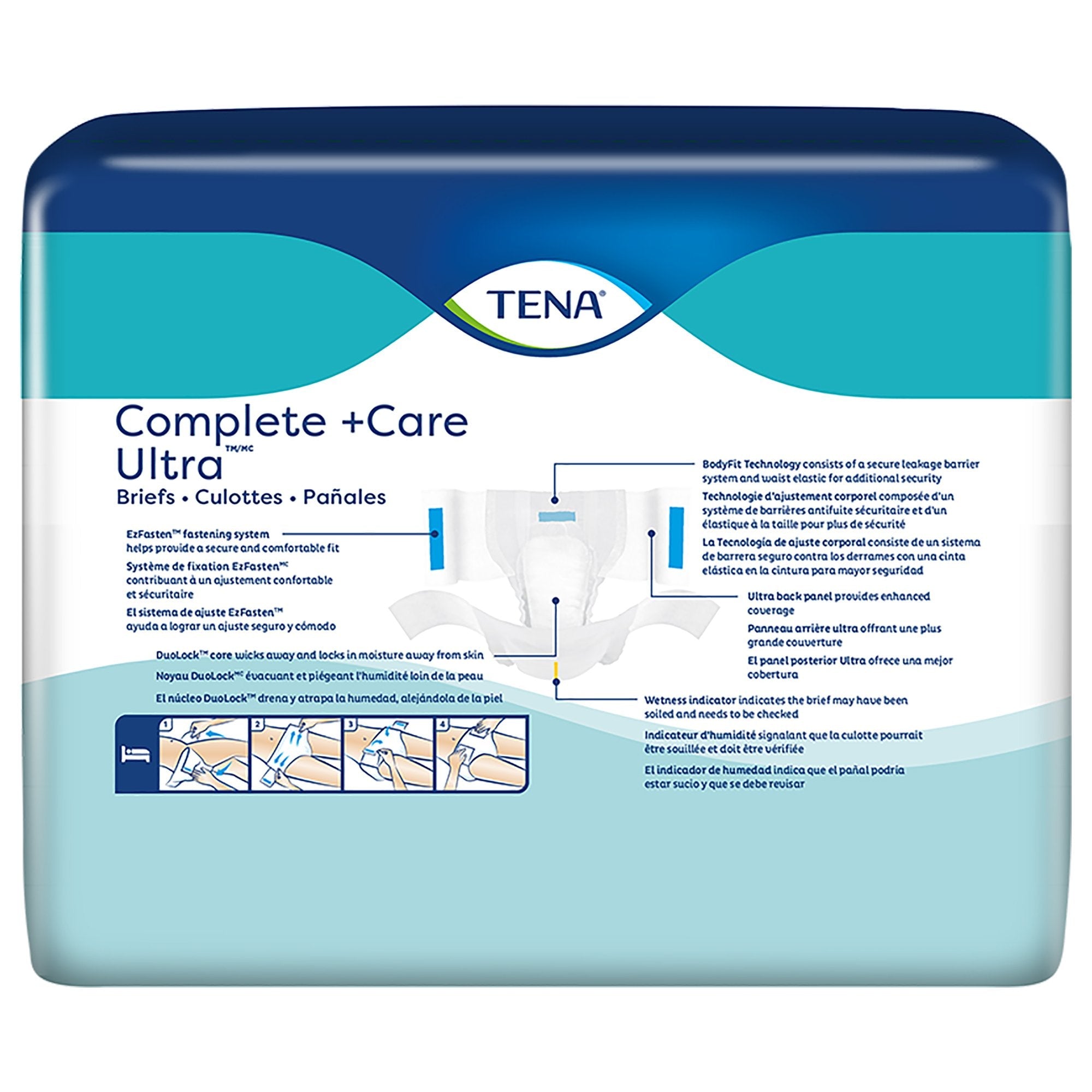 Tena® Complete +Care™ Ultra Incontinence Brief, Medium (24 Units)