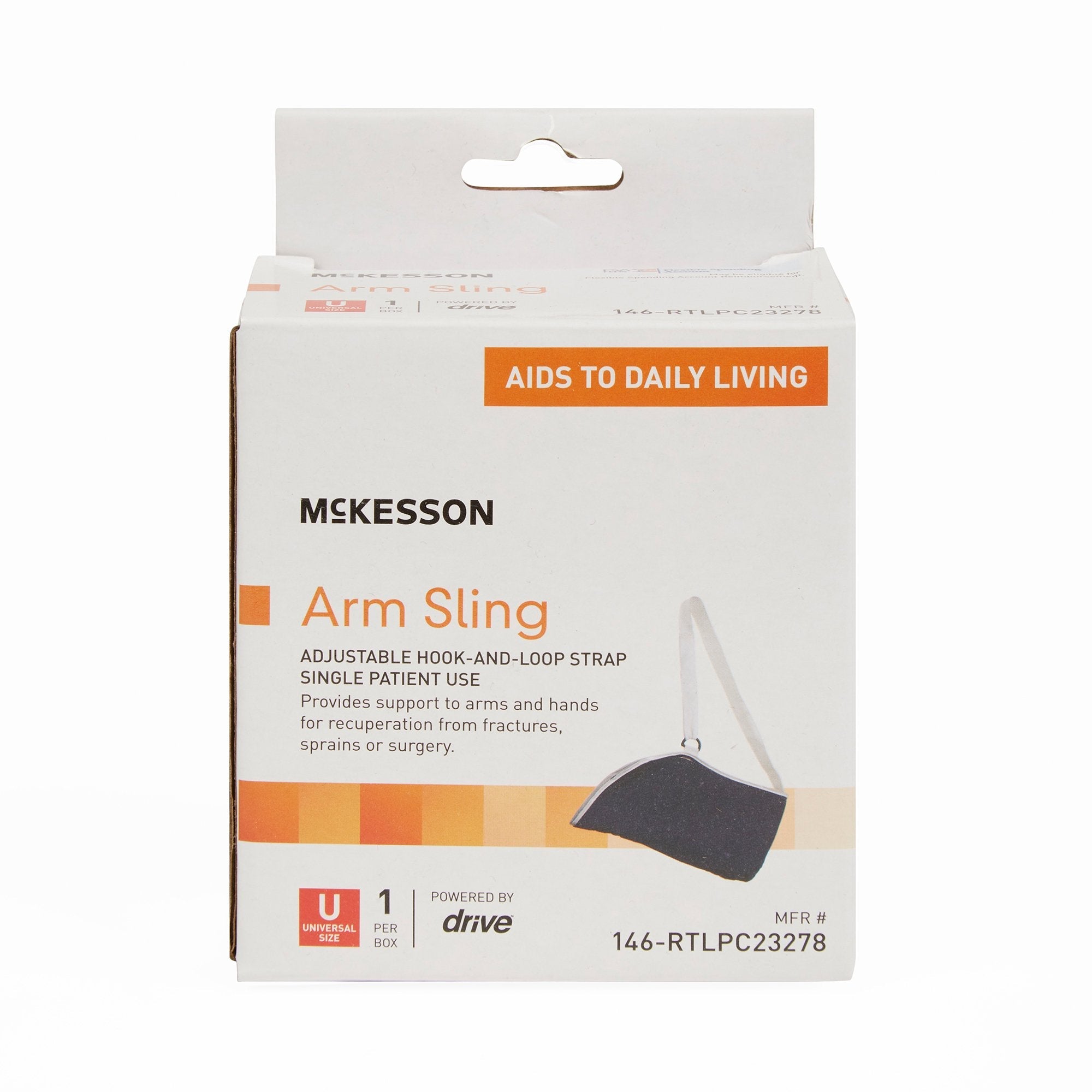 McKesson Universal Blue Cotton / Polyester Arm Sling, One Size Fits Most (6 Units)