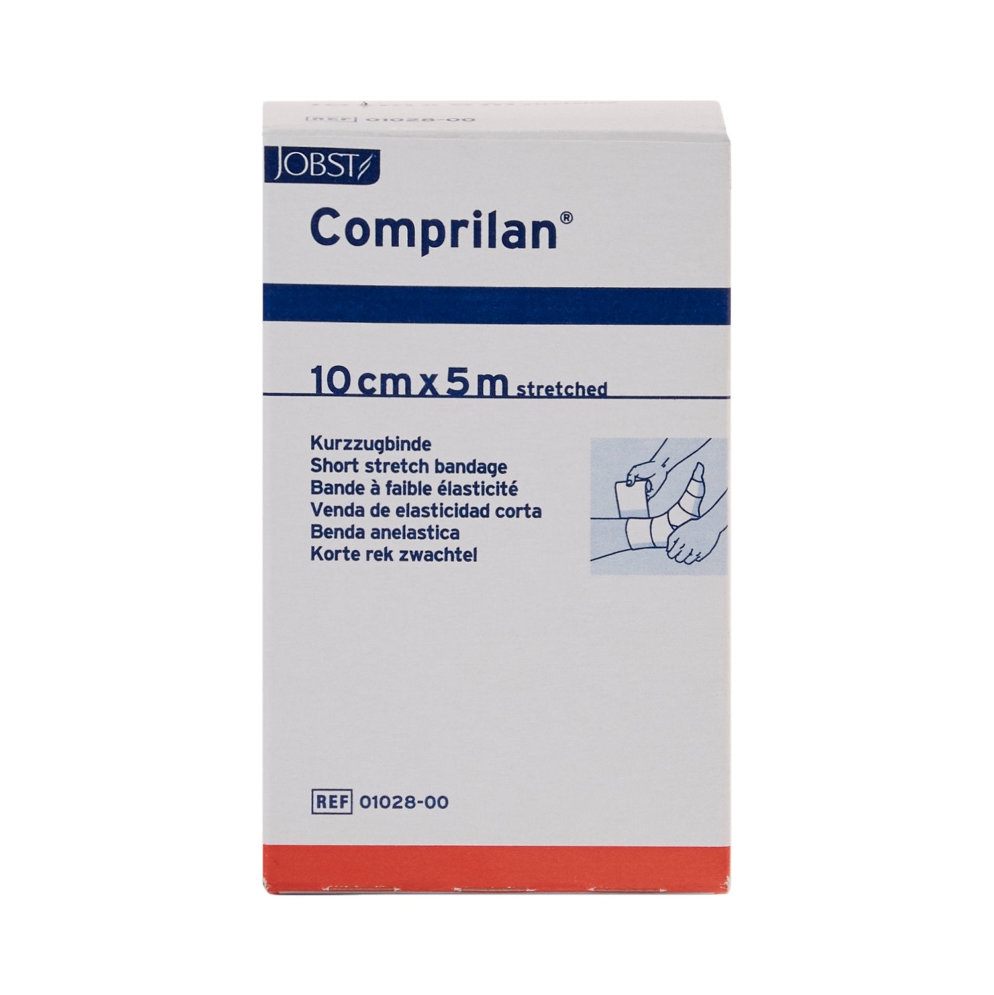 Comprilan® Clip Detached Closure Compression Bandage, 4 Inch x 5-1/2 Yard (1 Unit)