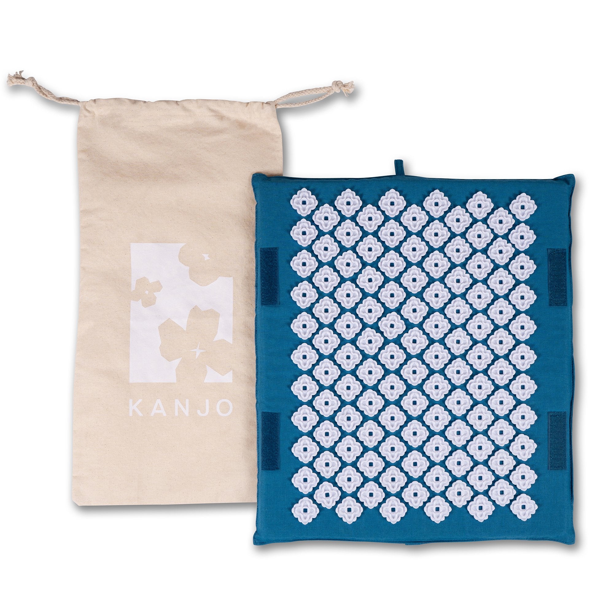 Kanjo Acupressure Memory Foam Foot Mat, Teal (1 Unit)