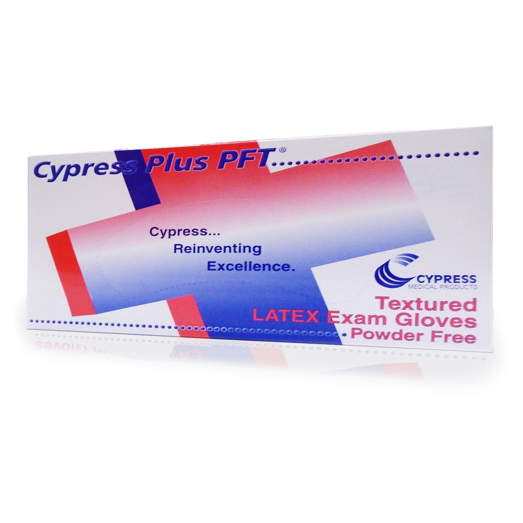 Cypress Plus® PFT Latex Standard Cuff Length Exam Glove, Extra Small, Ivory (100 Units)