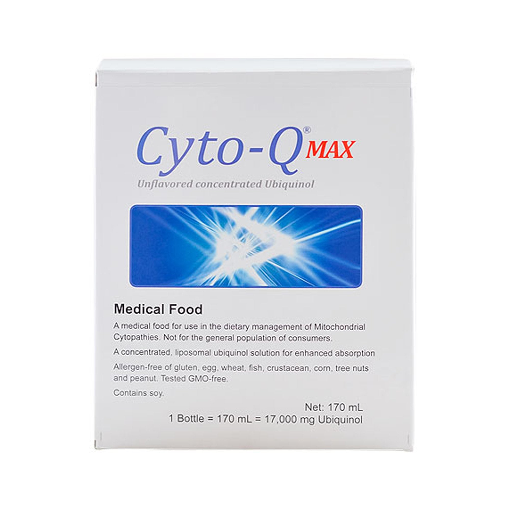 Cyto-Q™ MAX Concentrated Ubiquinol Medical Food, 5.7-ounce bottle (1 Unit)