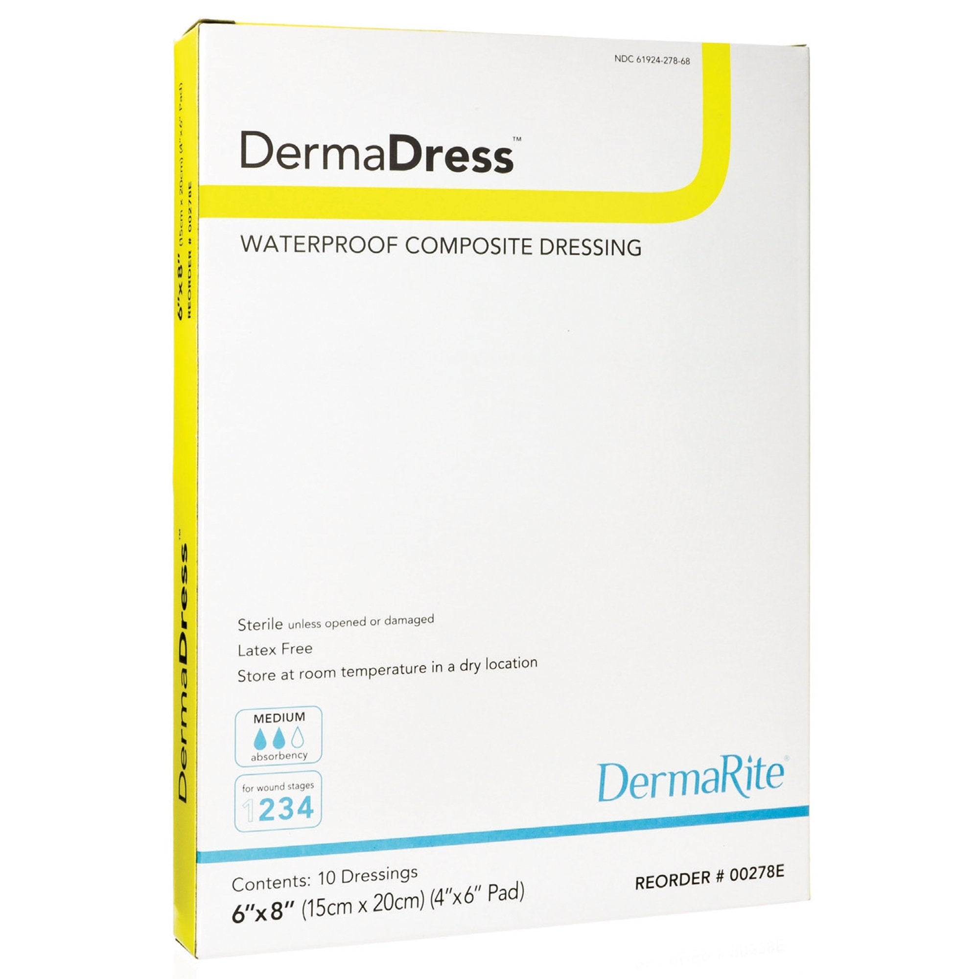 DermaDress® Composite Dressing, 6 x 8 inch (10 Units)