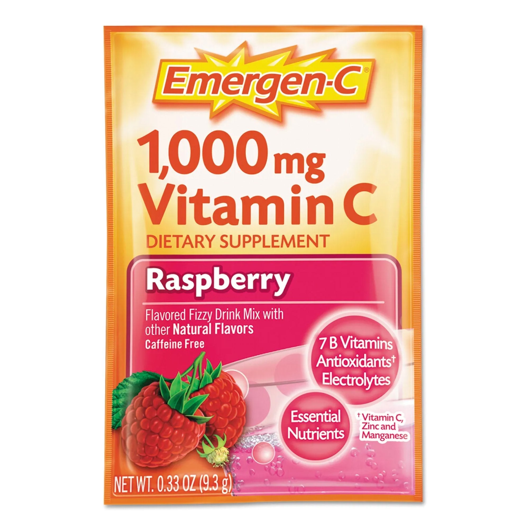 Emergen-C® Daily Immune Support, Raspberry Flavor (30 Units)