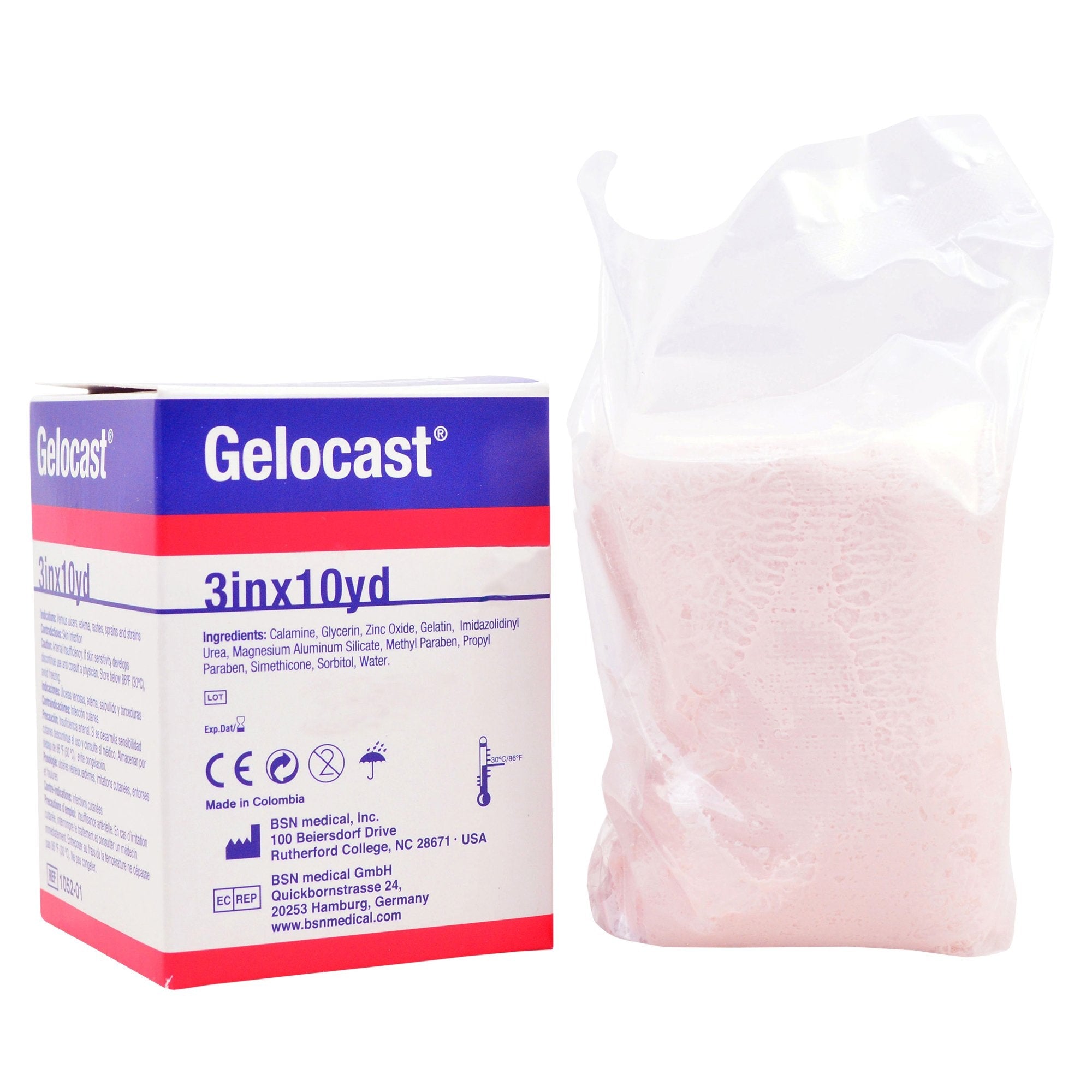 Gelocast® Unna Boot with Calamine, 3 Inch x 10 Yard (1 Unit)
