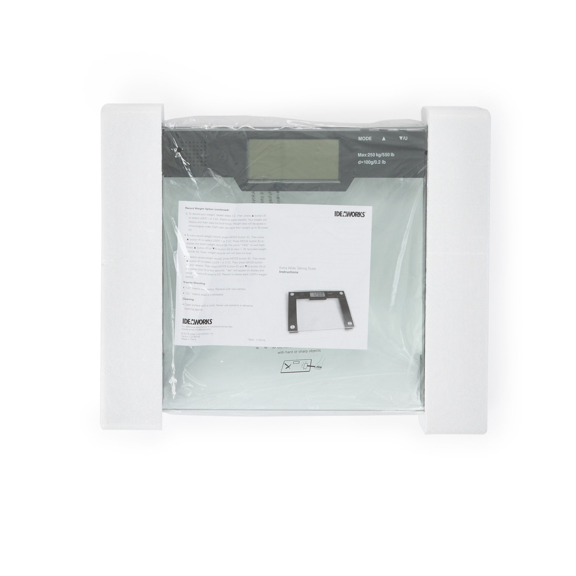 Ideaworks® Extra Wide Talking Scale (1 Unit)