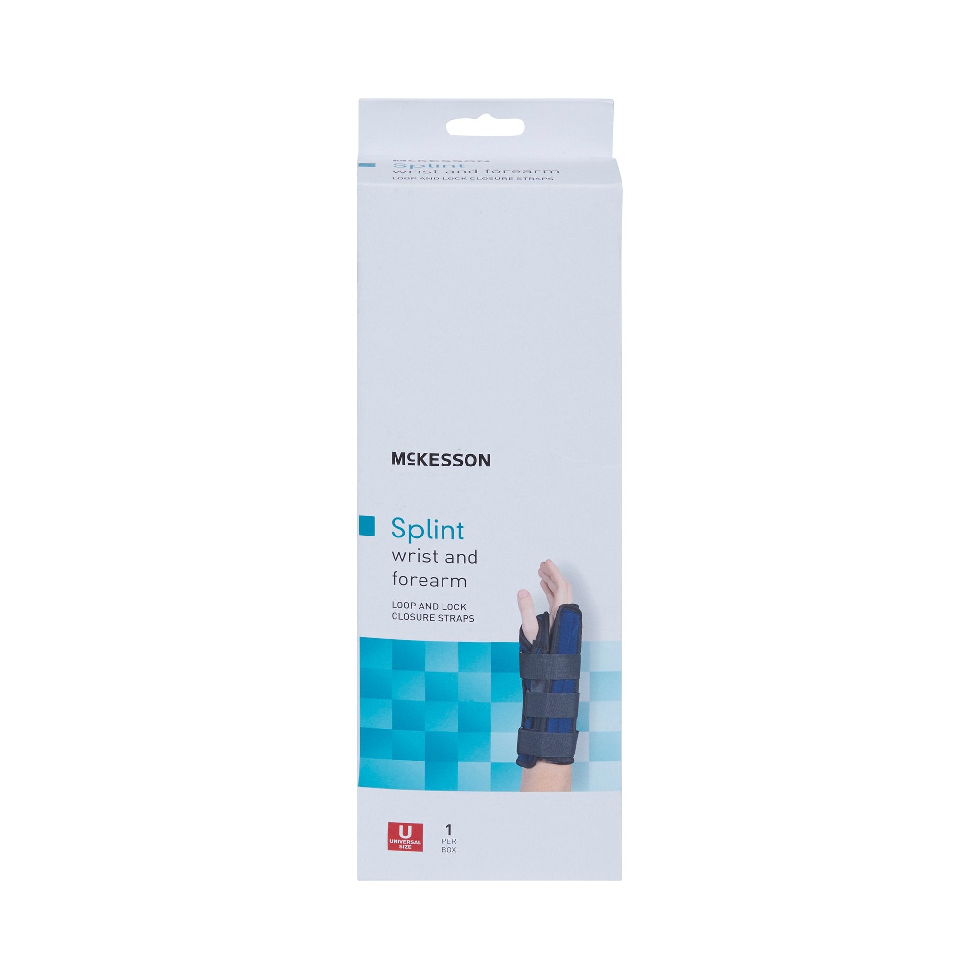 McKesson Right Wrist / Forearm Splint, One Size Fits Most (1 Unit)