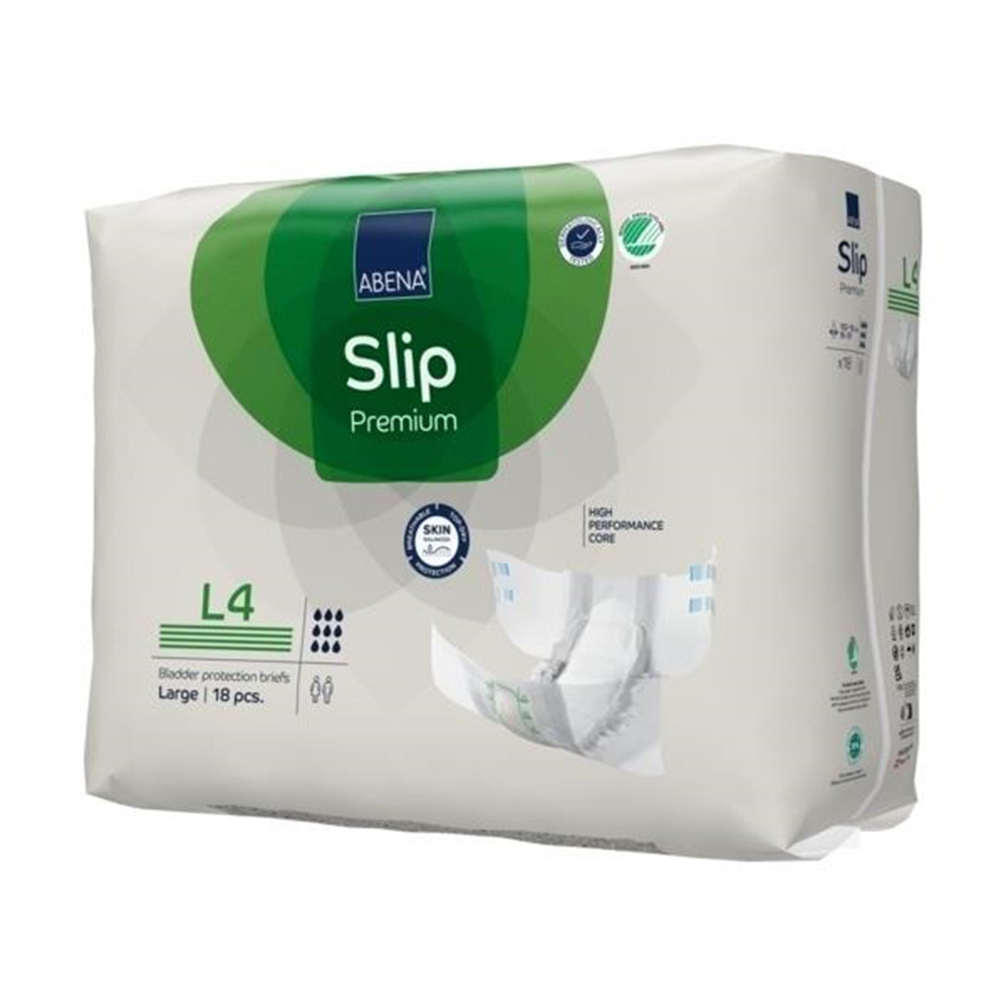 Abena® Slip Premium L4 Large - Optimal Leak Protection Incontinence Briefs