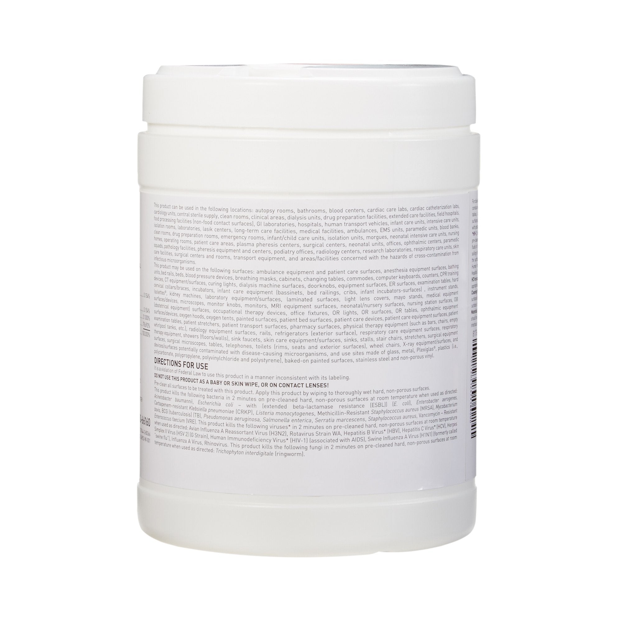 McKesson Disinfectant Wipes, 160 Ct Large Canister, Alcohol Scent