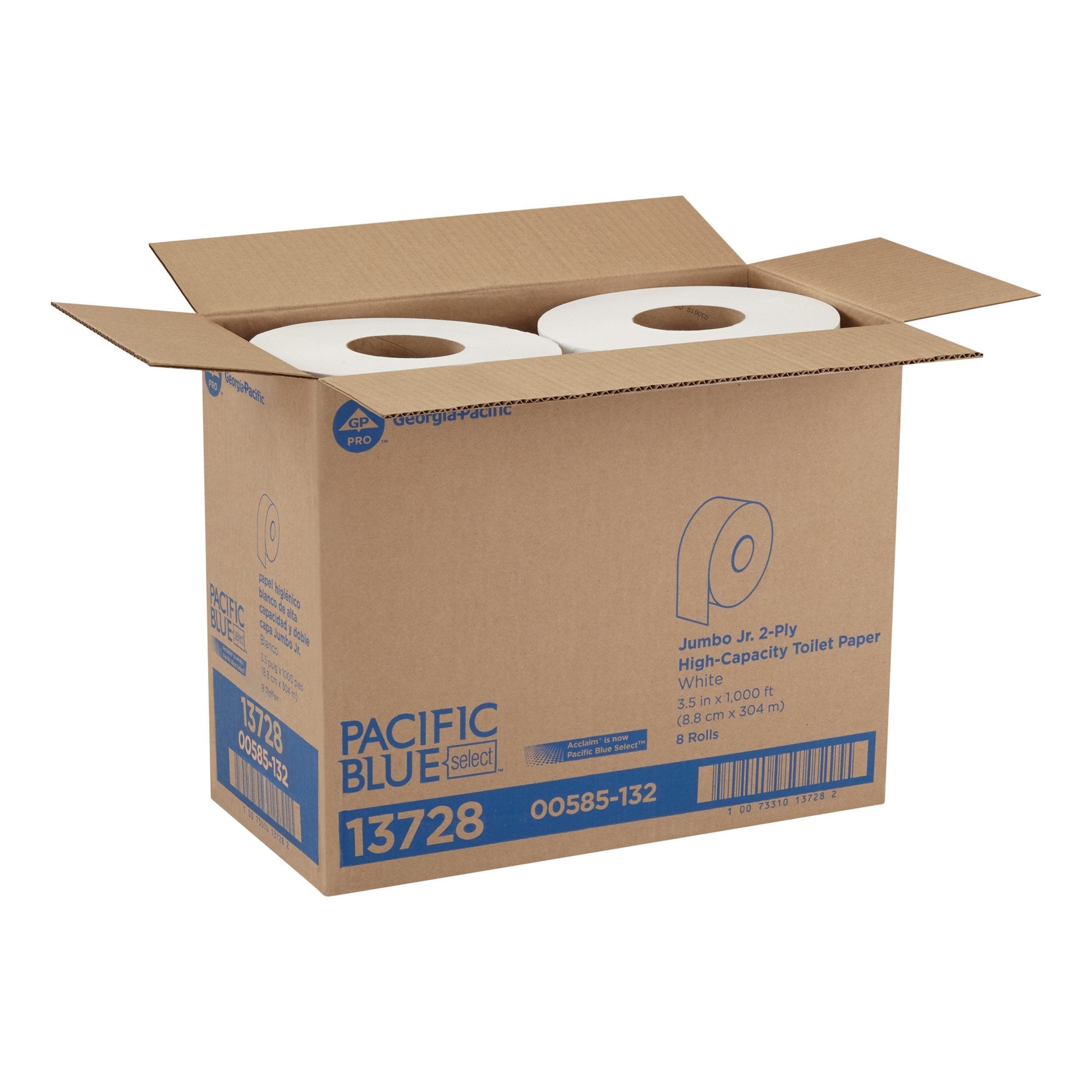 Pacific Blue® Toilet Tissue (8 Units)