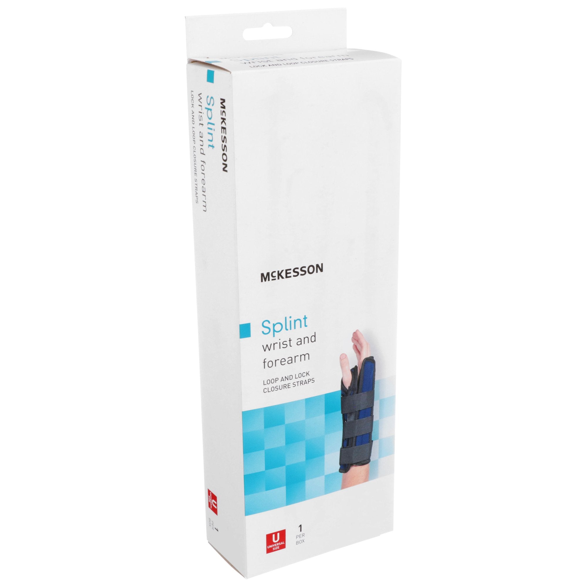 McKesson Right Wrist / Forearm Splint, One Size Fits Most (1 Unit)