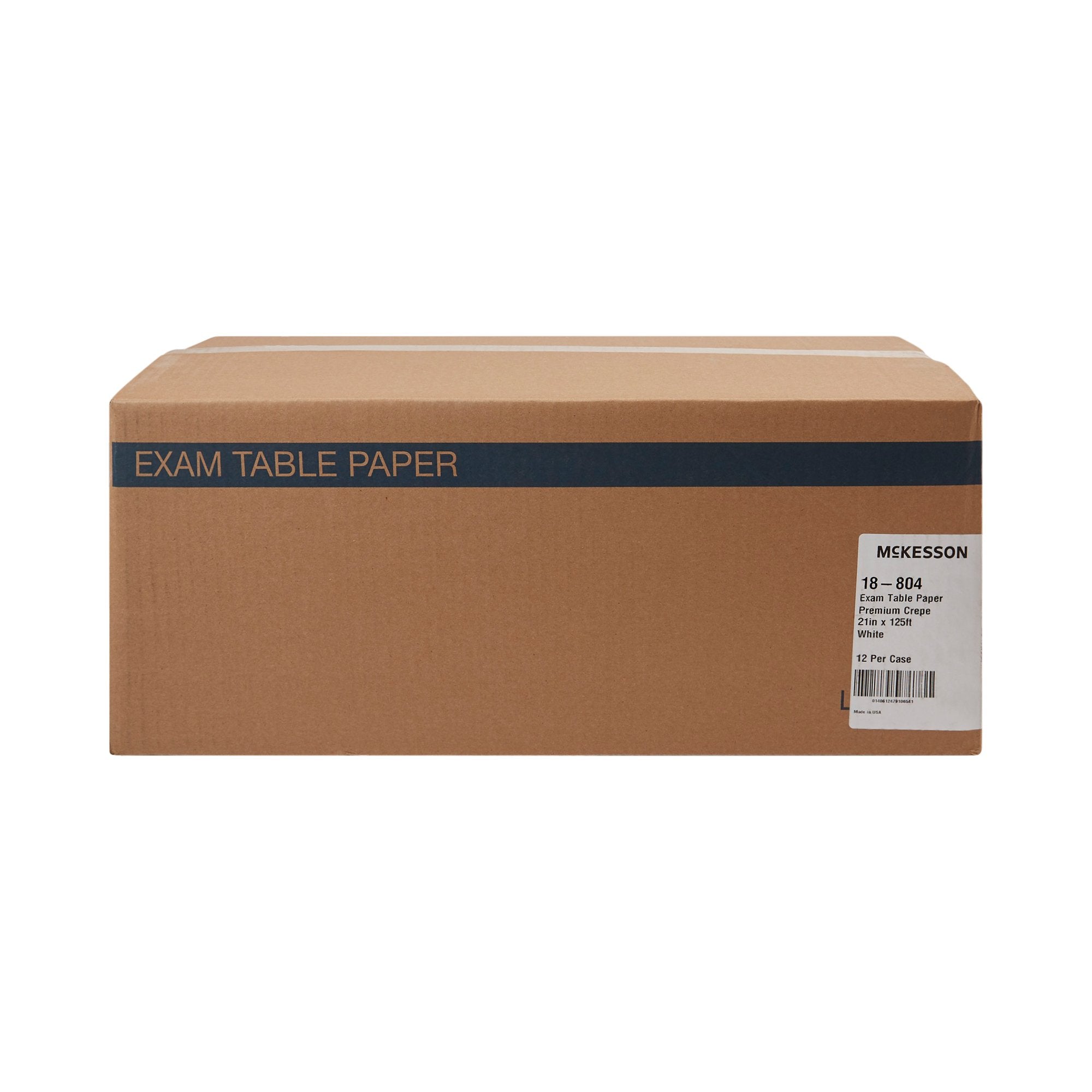 McKesson Crepe Table Paper, 21 Inch x 125 Foot, White (12 Units)