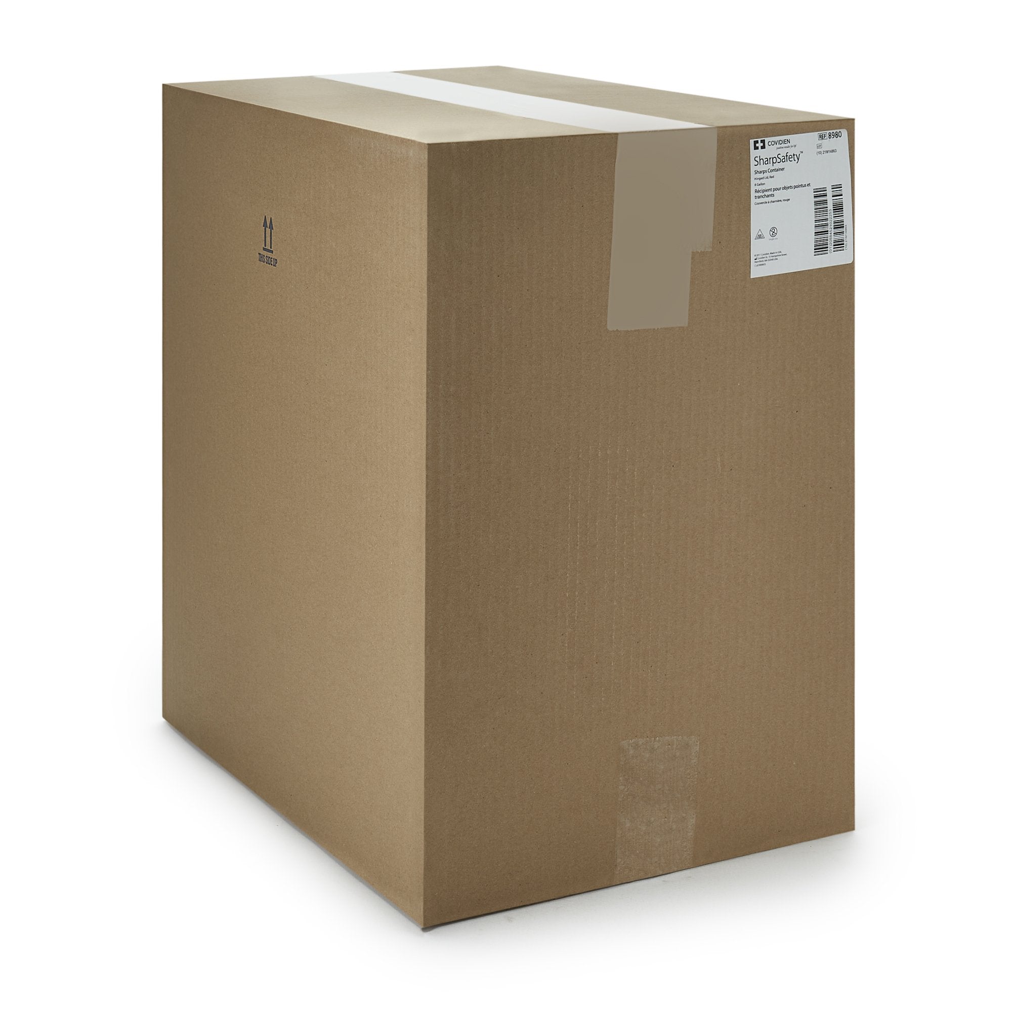 SharpSafety™ Multi-purpose Sharps Container, 8 Gallon, 17½ x 15½ x 11 Inch (10 Units)