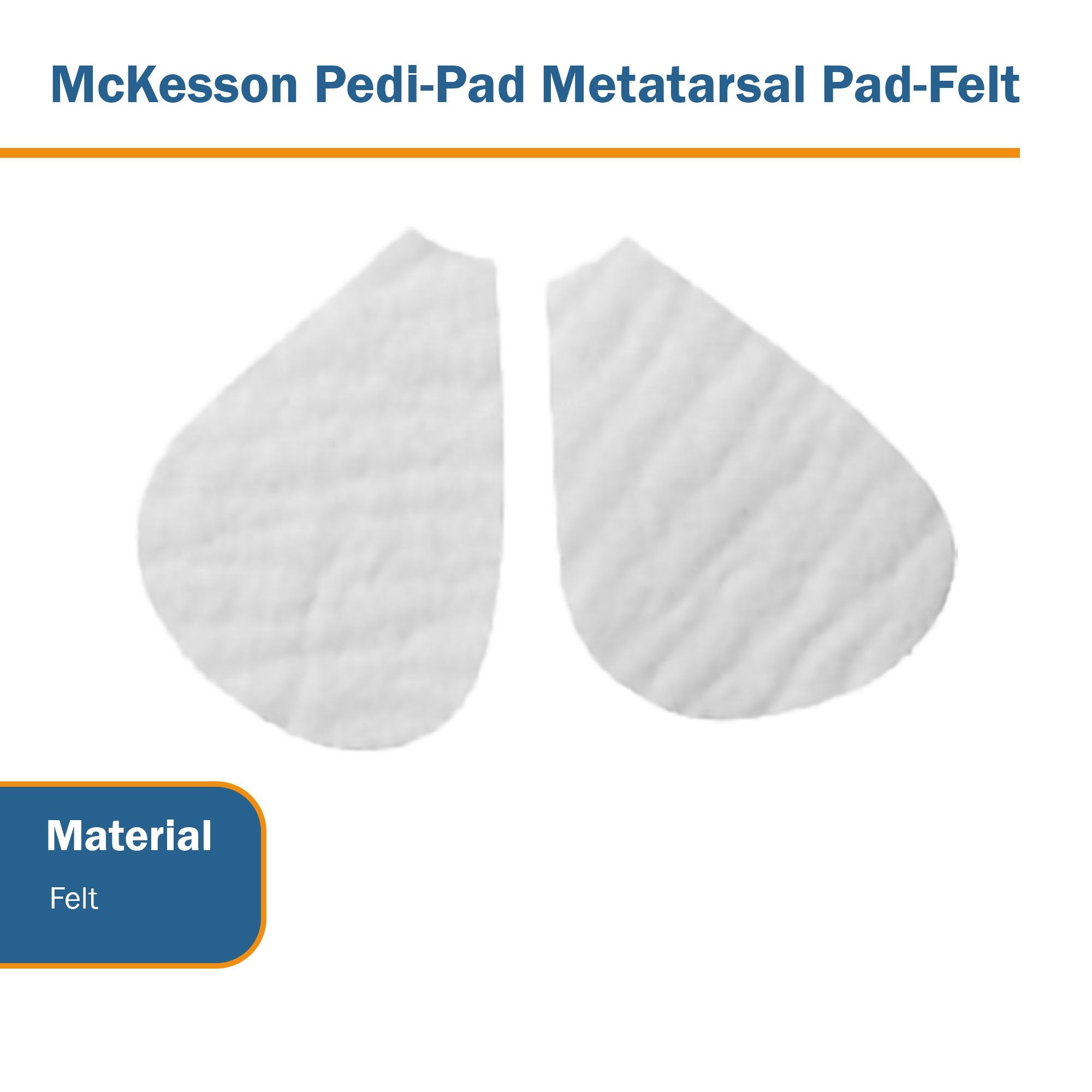 McKesson Metatarsal Pad, Size 106 - A (100 Units)