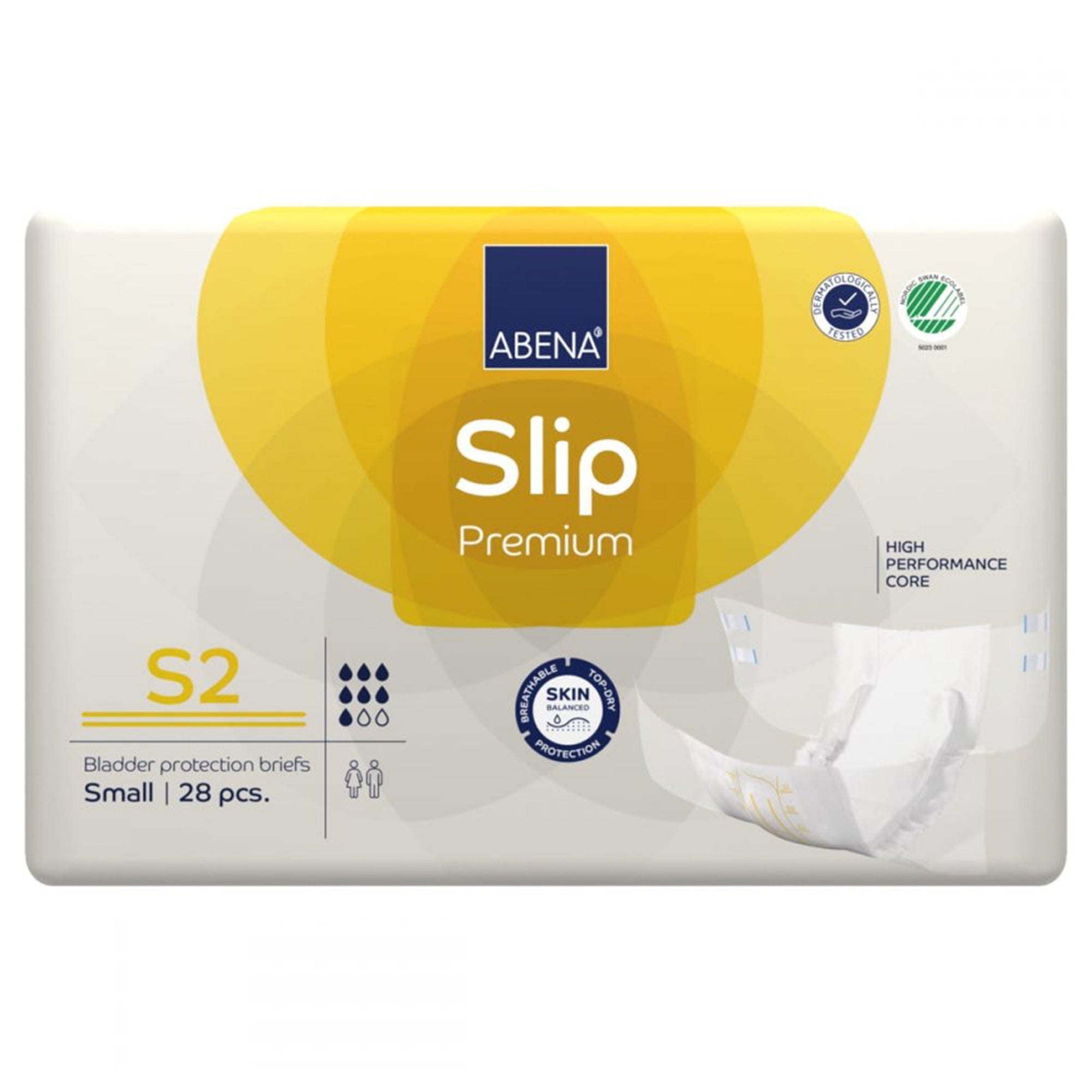 Abena® Slip Premium S2 Small Incontinence Briefs, 28-Pack