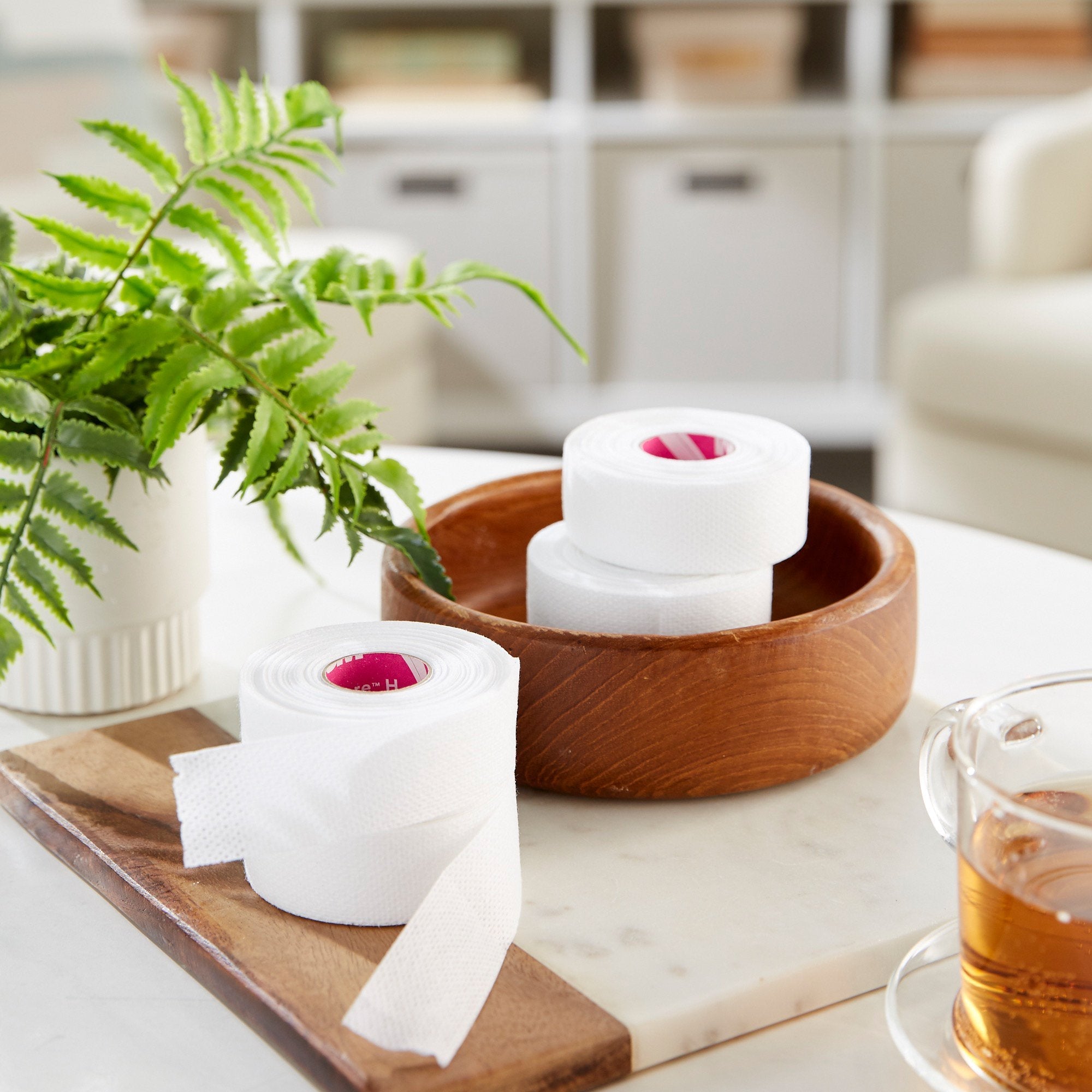 3M™ Medipore™ H Cloth Medical Tape 1"x10yd White Gentle Adhesive (2 Pack)