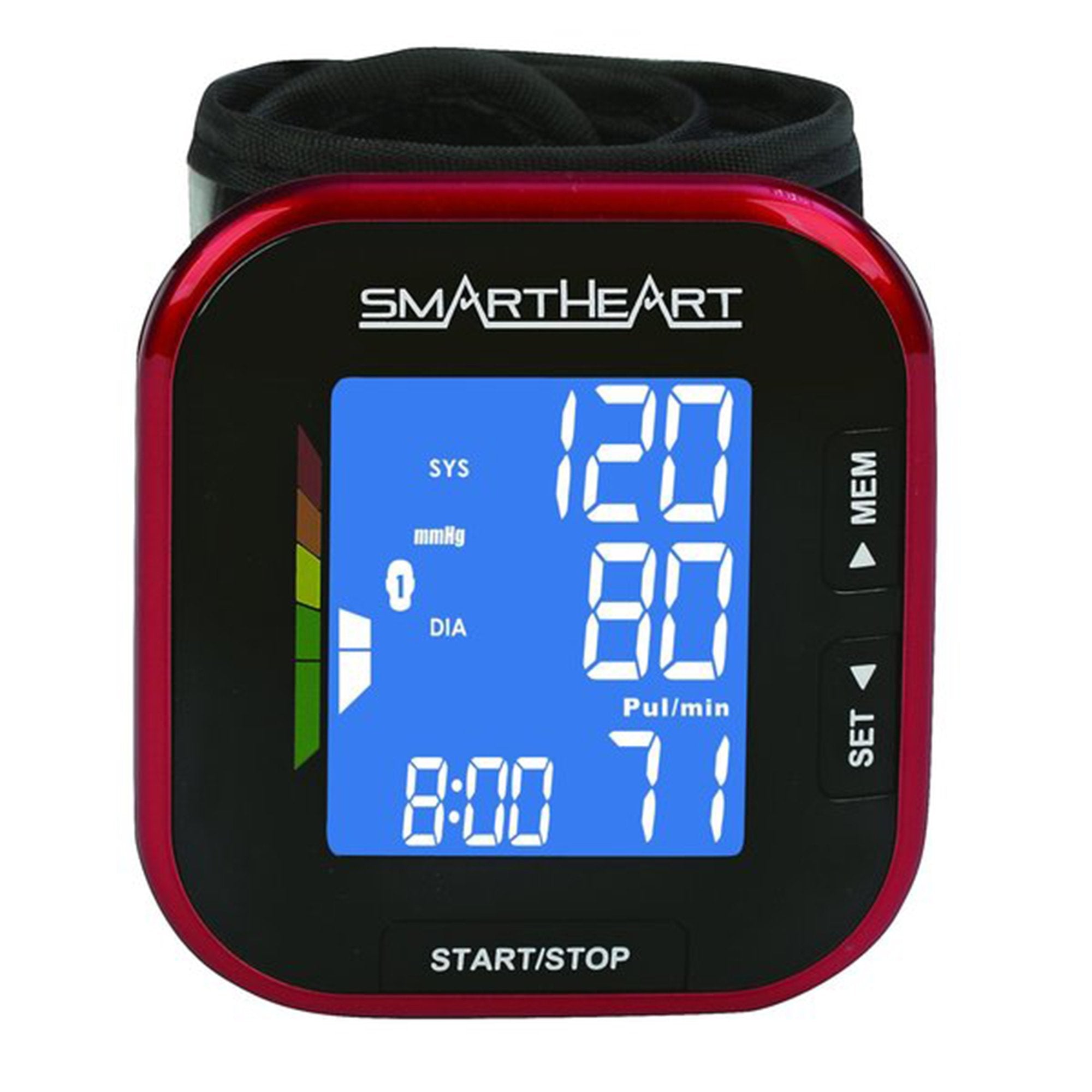 SmartHeart Automatic Wrist Blood Pressure Monitor (1 Unit)