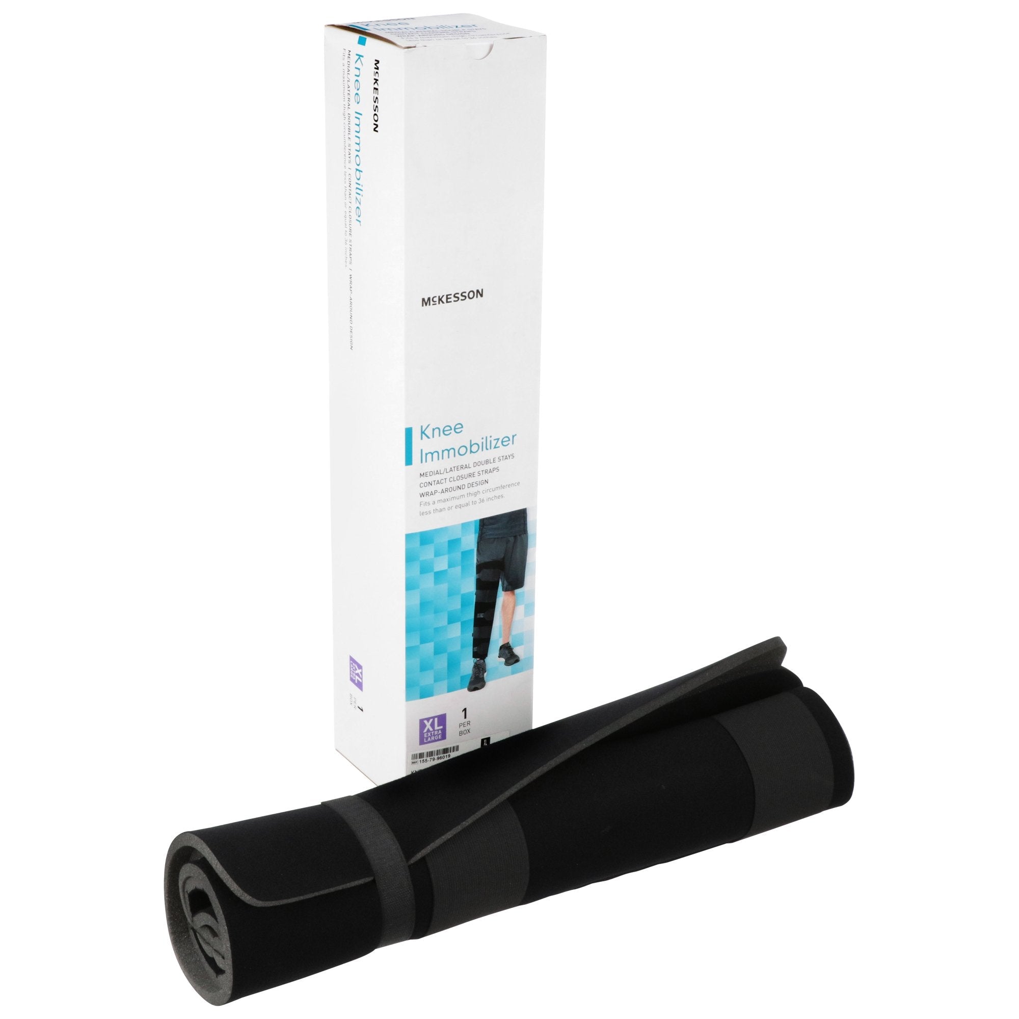McKesson Knee Immobilizer, 20-Inch Length, Extra Large (1 Unit)