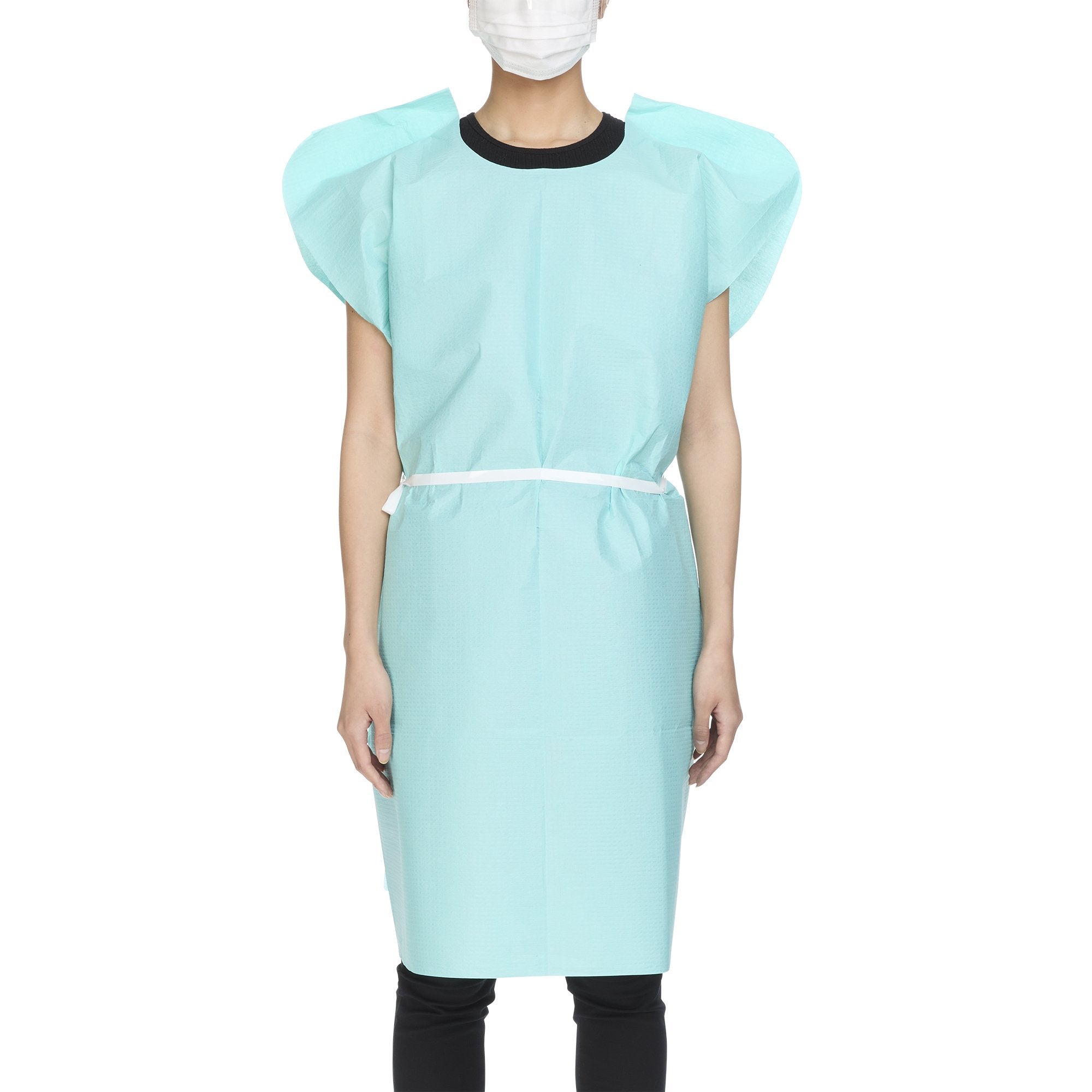 McKesson Patient Exam Gown, Teal (50 Units)