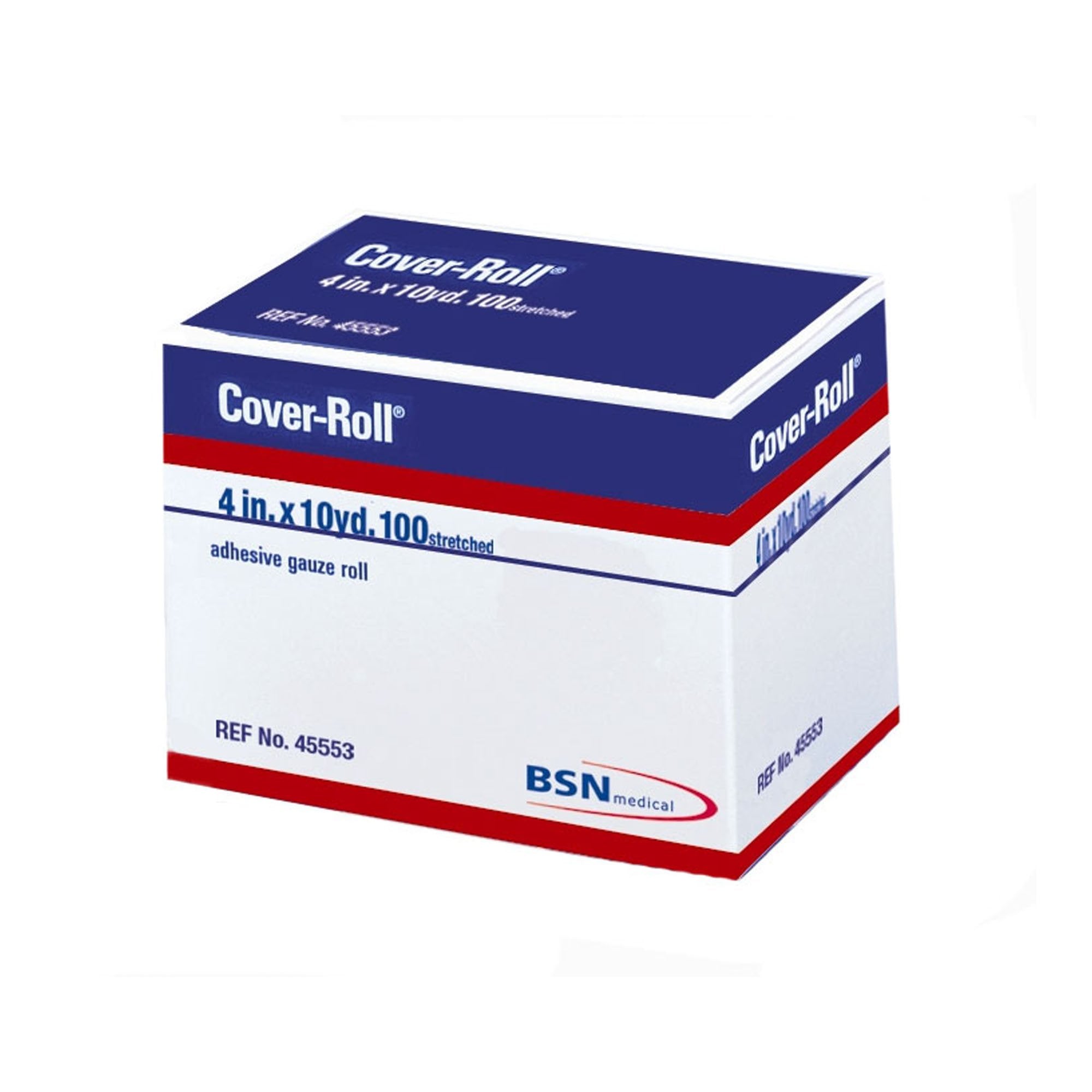 Cover-Roll® Stretch Nonwoven Polyester Dressing Retention Tape, 4 Inch x 10 Yard, White (1 Unit)