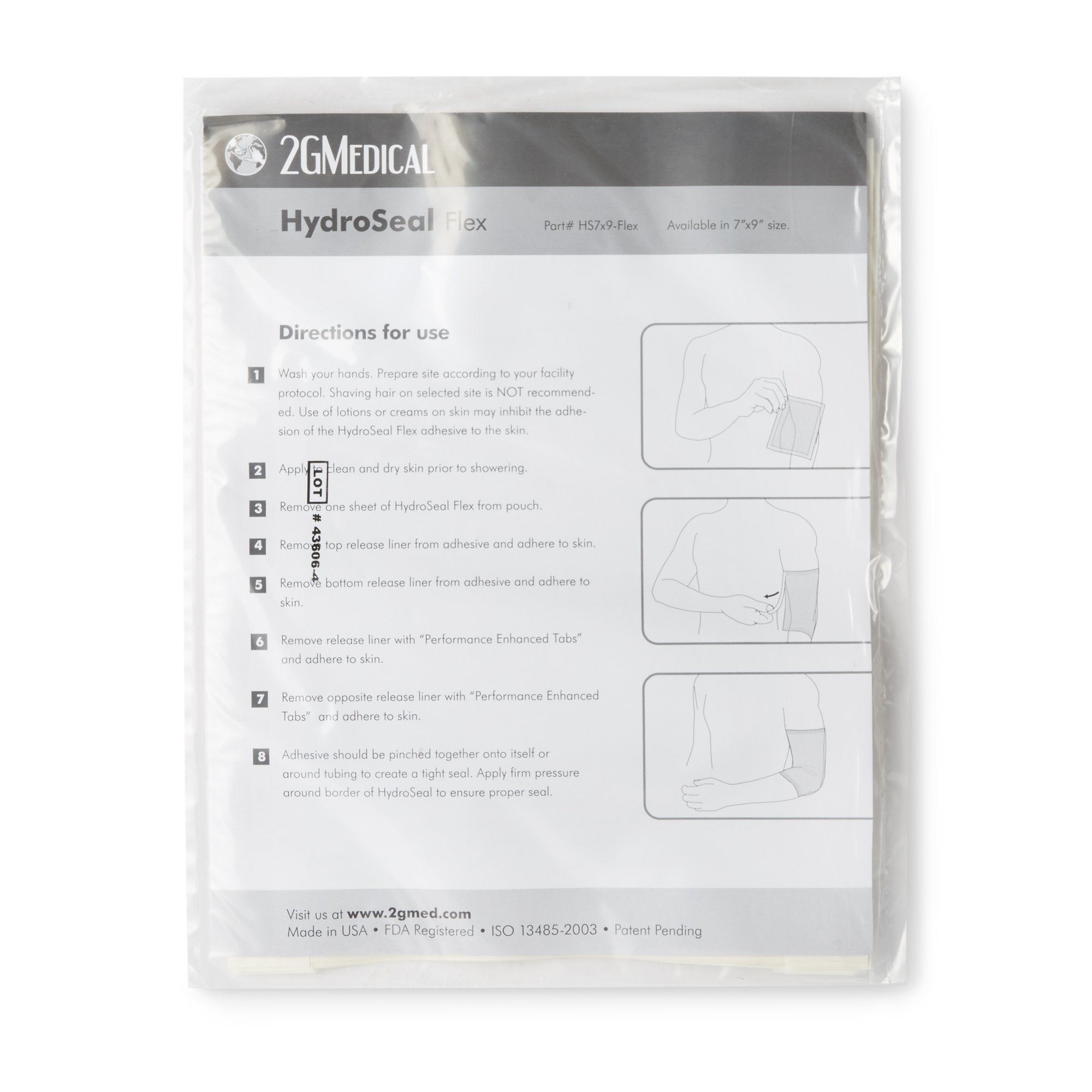 HydroSeal Wound Protector, 7 x 9 Inch (98 Units)